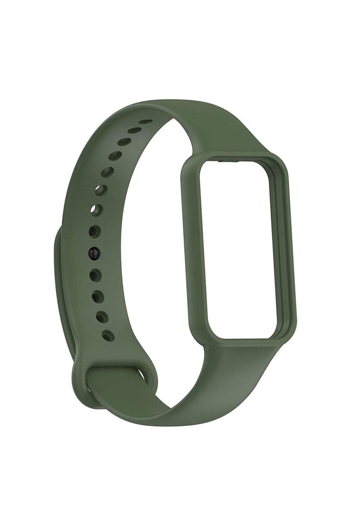 Amazfit Band 7 için Silikon Kordon-87 Koyu Yeşil