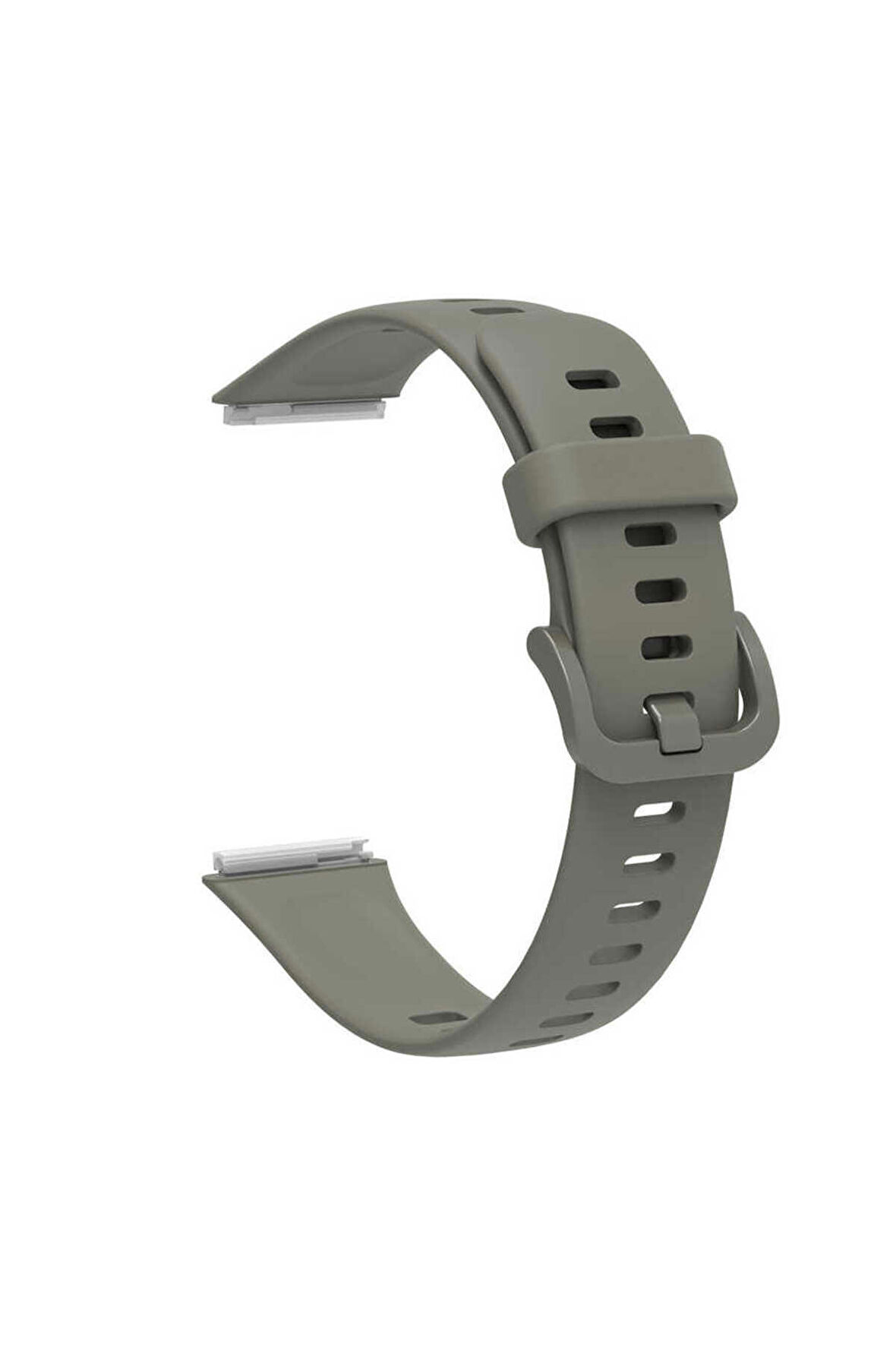 Huawei Band 7 için Ayarlanabilir Silikon Kordon-71 Gri
