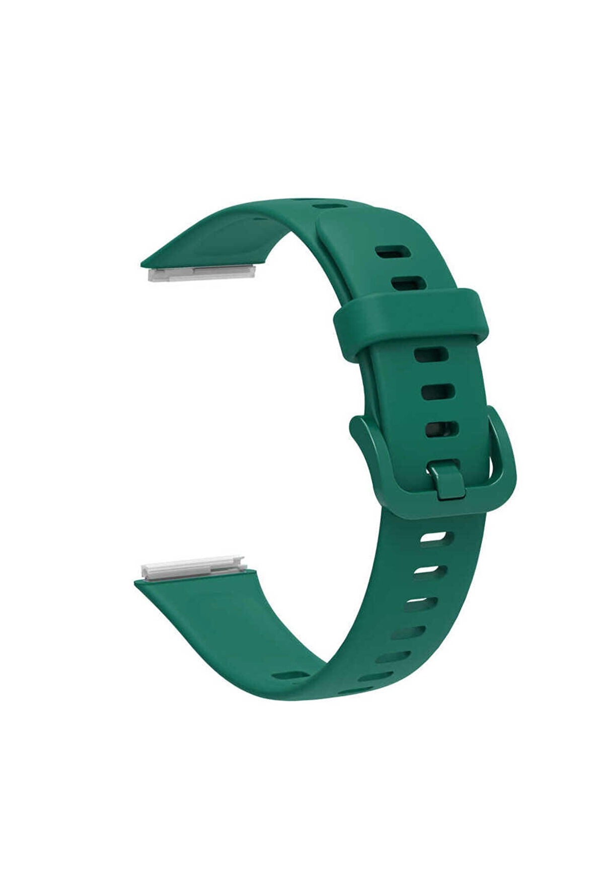 Huawei Band 7 için Ayarlanabilir Silikon Kordon-71 Koyu Yeşil