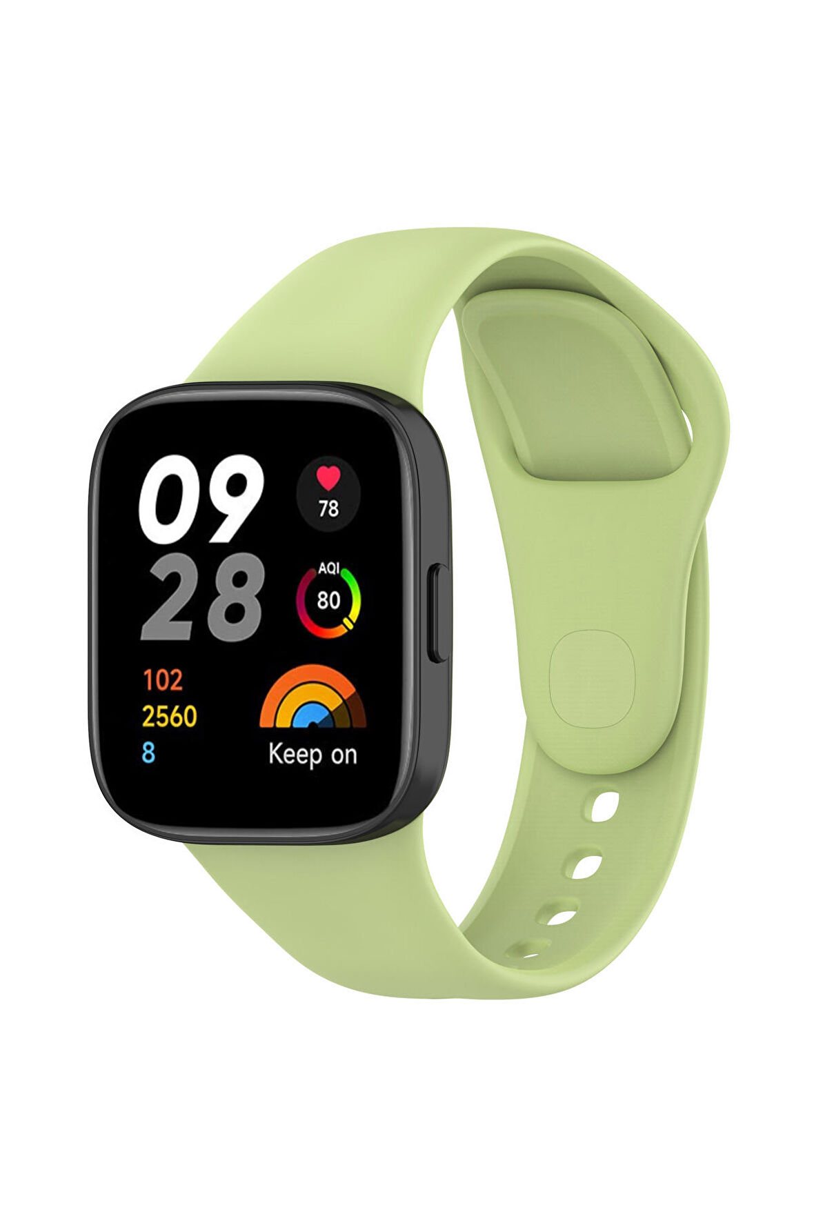 Xiaomi Redmi Watch 3 için Silikon Kordon-81 Yeşil