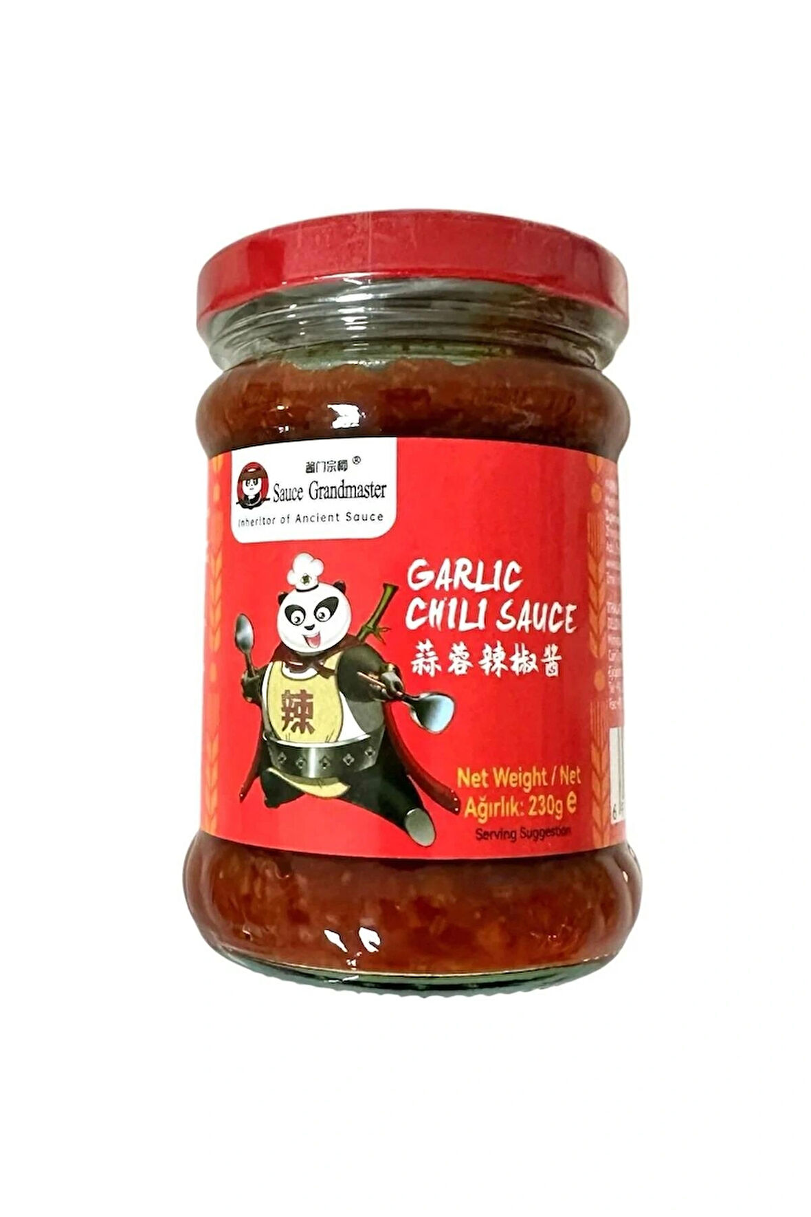 Sauce Grandmaster Garlic Chili Sauce / Sarımsaklı Acı Biber Sos 230g