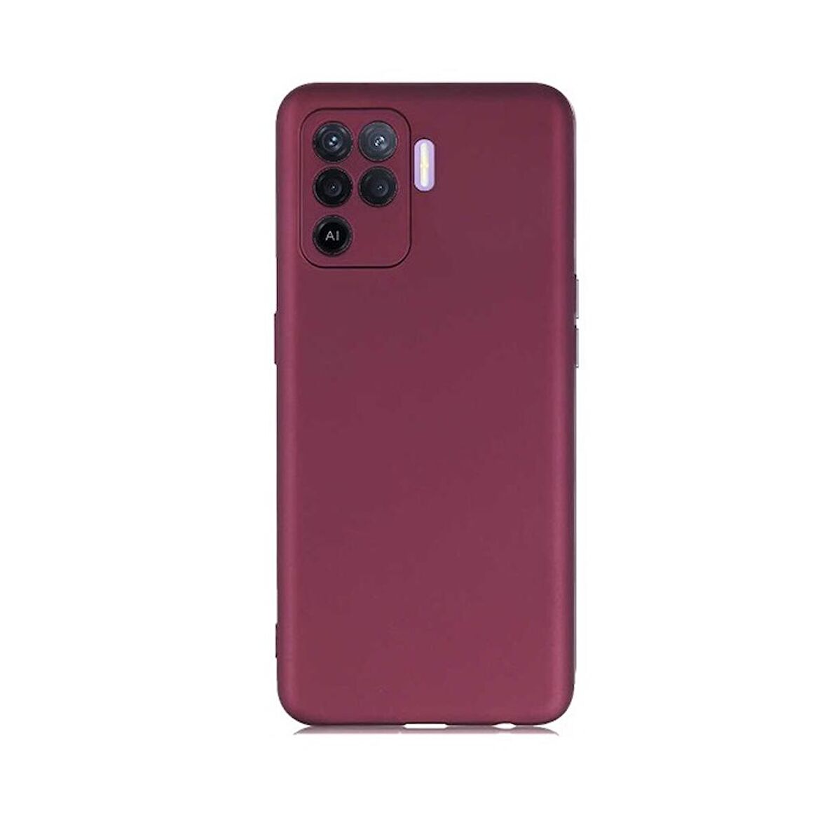 Smcase Oppo Reno 5 Lite Kılıf Kamera Korumalı Premier Silikon  Nano Ekran Koruyucu 