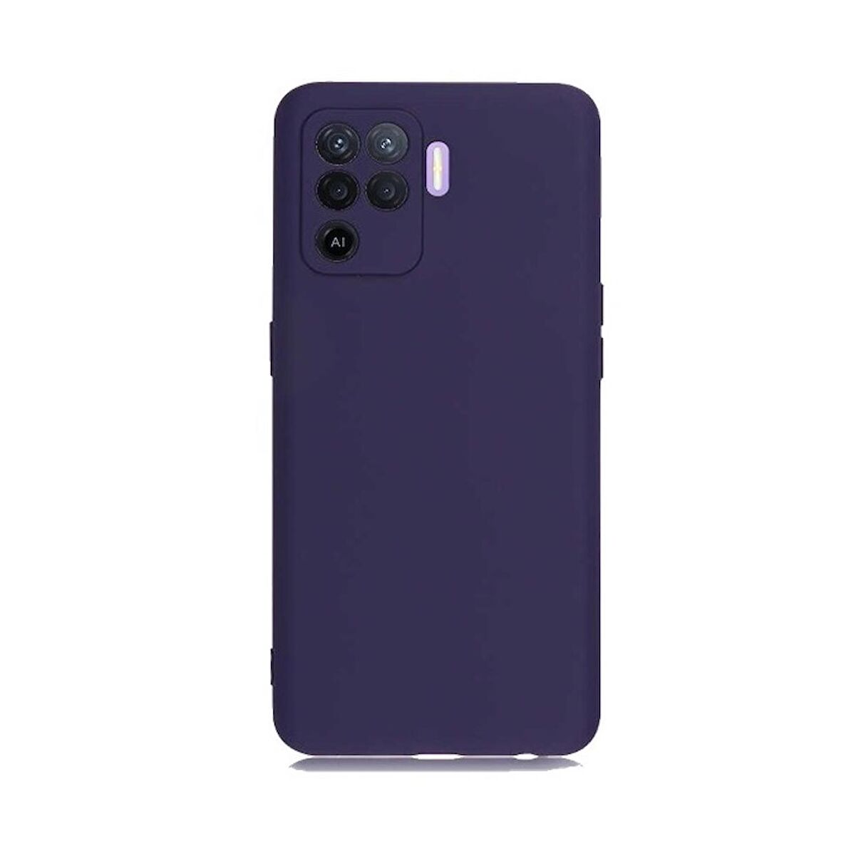 Smcase Oppo Reno 5 Lite Kılıf Kamera Korumalı Premier Silikon  Nano Ekran Koruyucu 