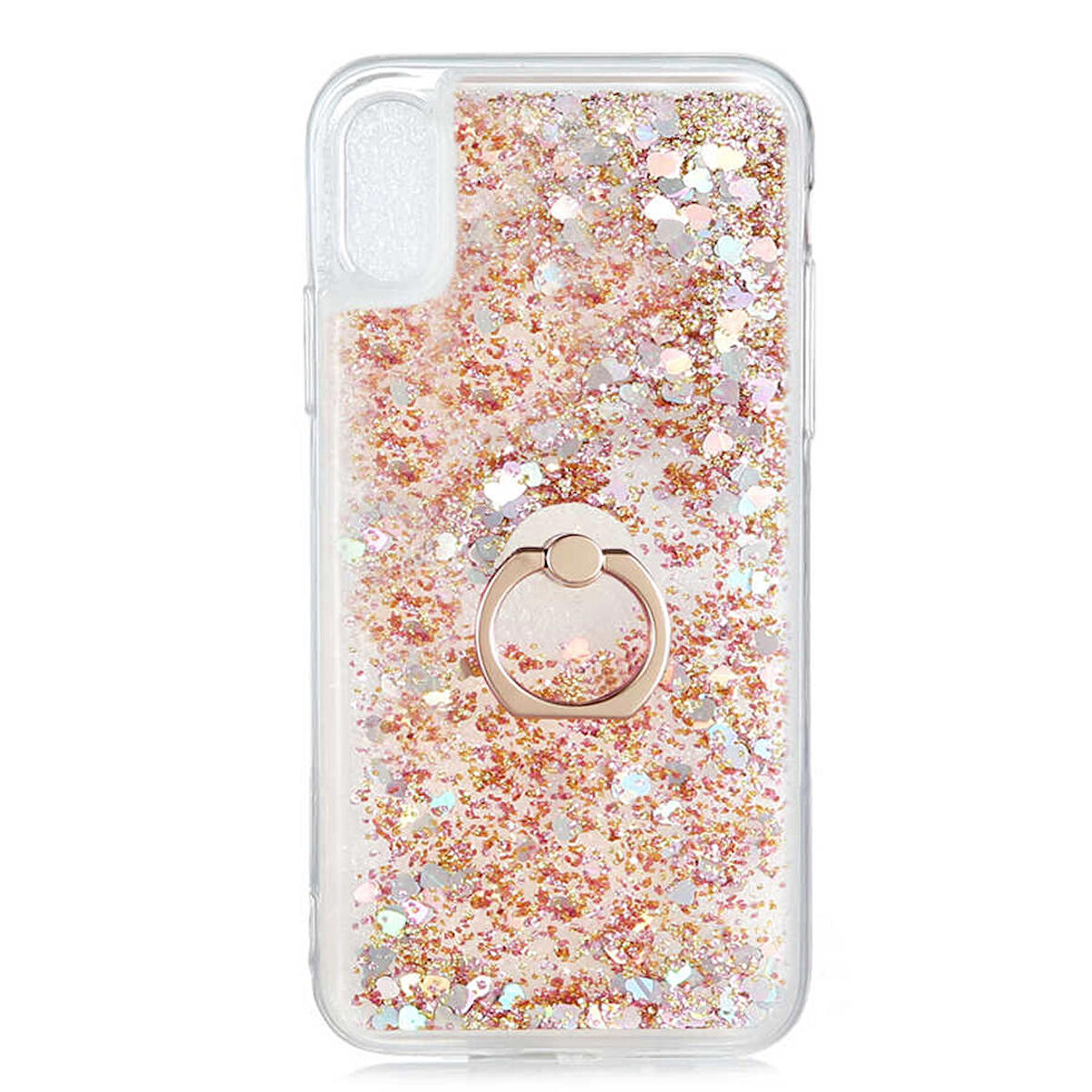 Smcase Samsung Galaxy A02 Kılıf Milce Sulu Yüzüklü Silikon