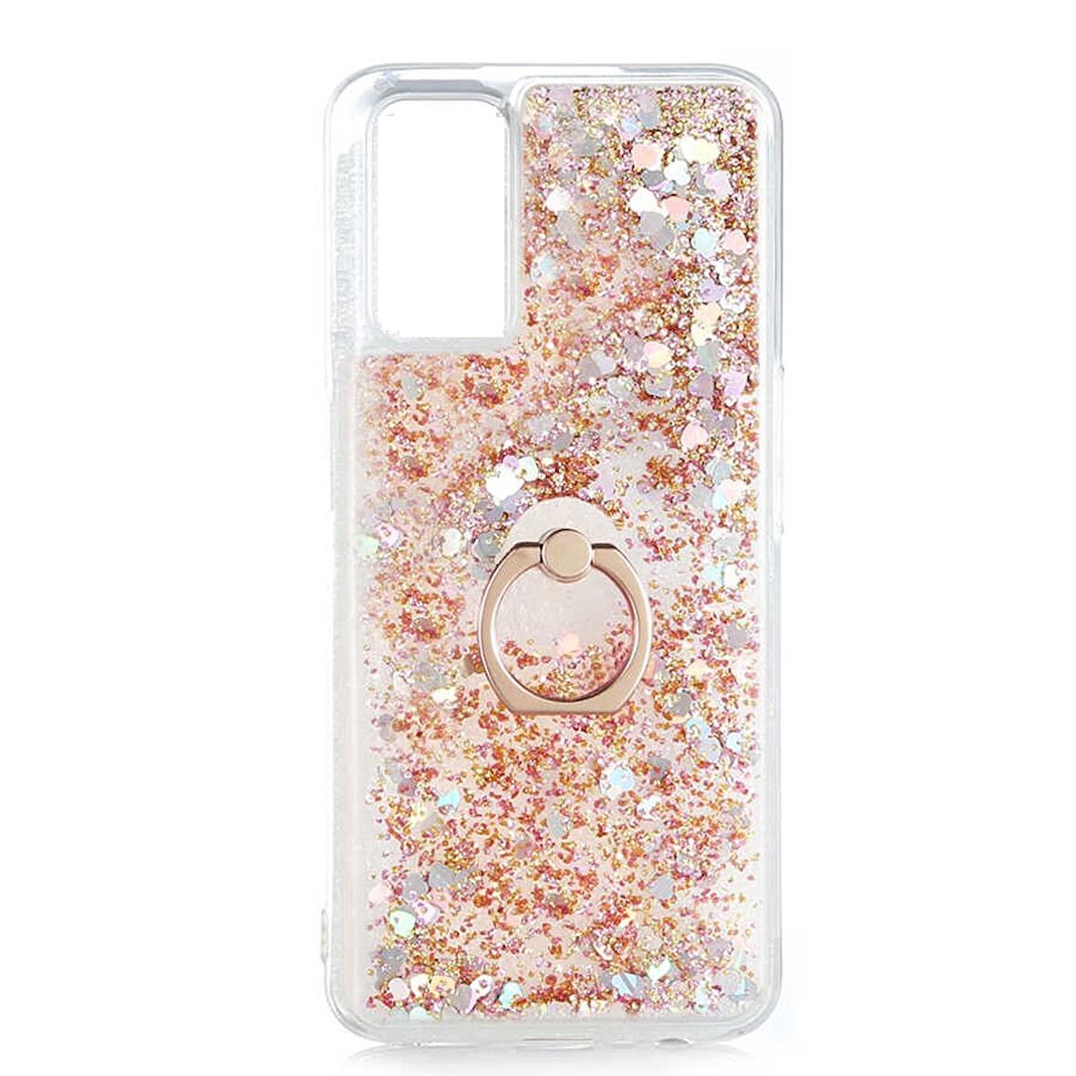 Smcase Xiaomi Redmi Note 10s Kılıf Sulu Yüzüklü Milce Silikon