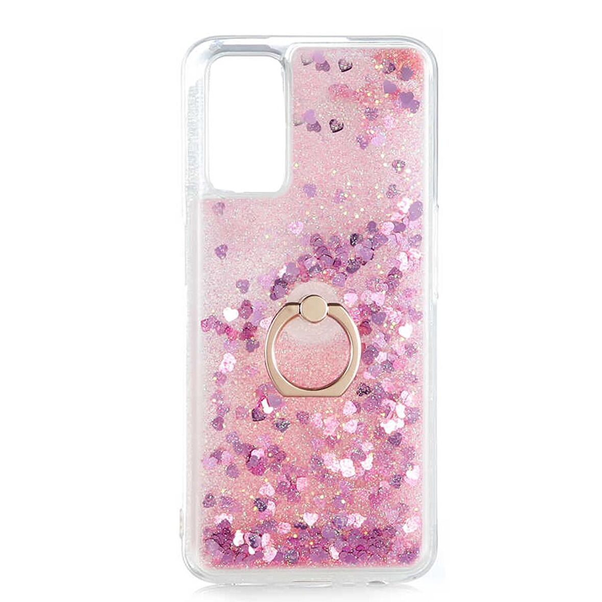 Smcase Xiaomi Redmi Note 10s Kılıf Sulu Yüzüklü Milce Silikon