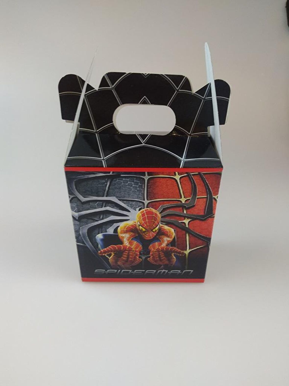 SPİDERMAN KARE KAĞIT KUTU KATLAMALI