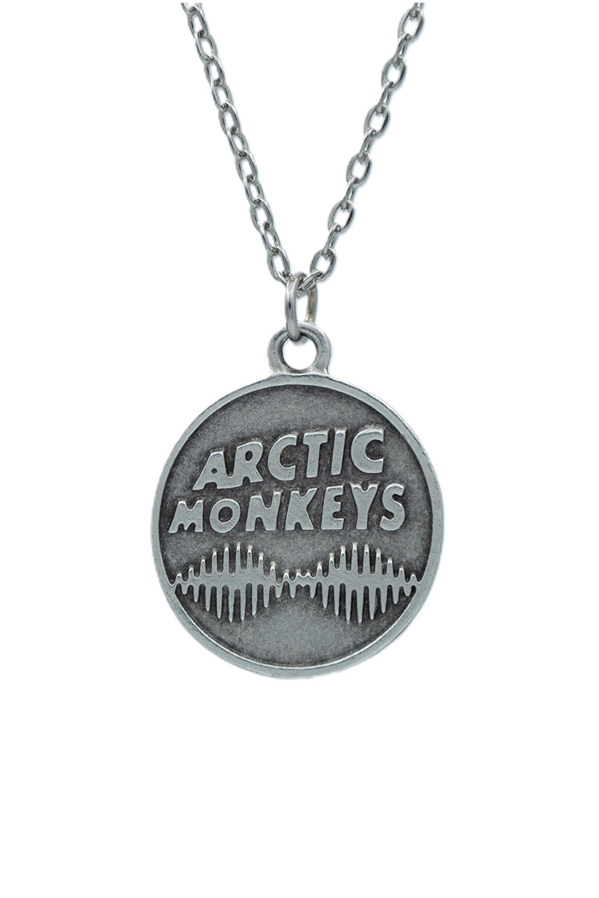 Arctic Monkeys  Zincir Kolye - Gümüş Kaplama - Erkek Kadın Kolye - Kod:1066