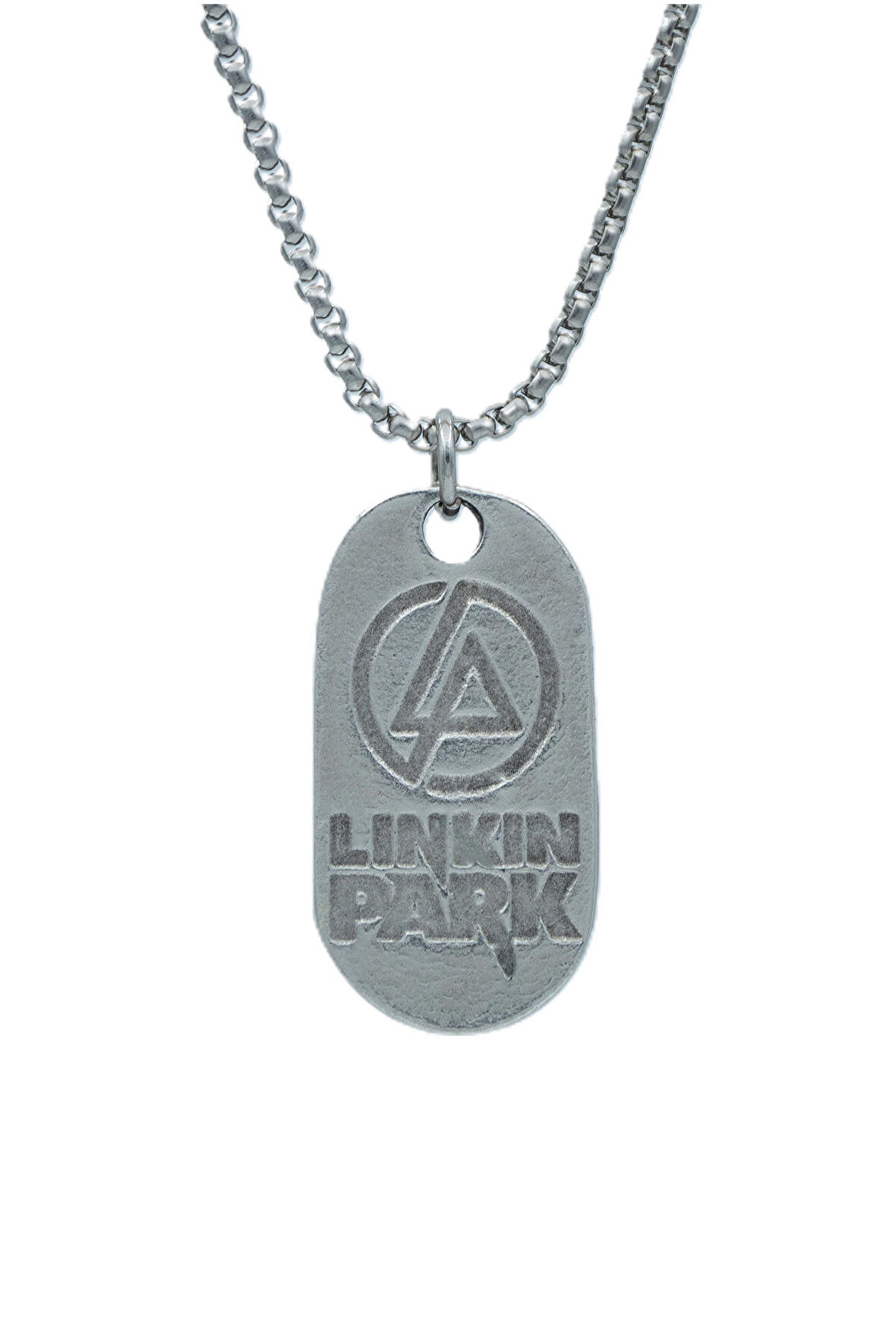 Linkin Park Örme Zincir Kolye - Gümüş Kaplama - Erkek Kadın Kolye - No:1540
