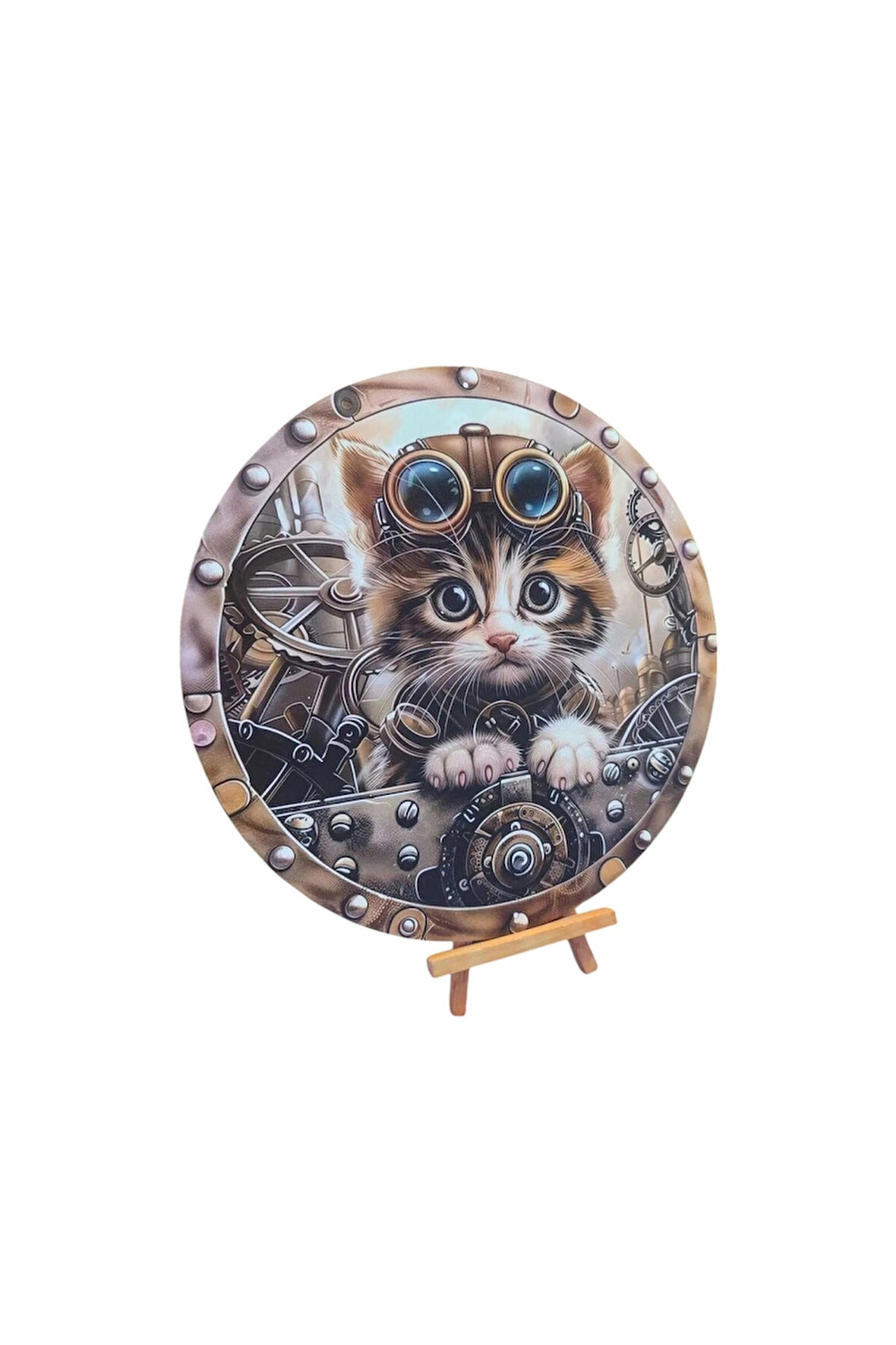 Şımartan Kedili Duvar Tablosu