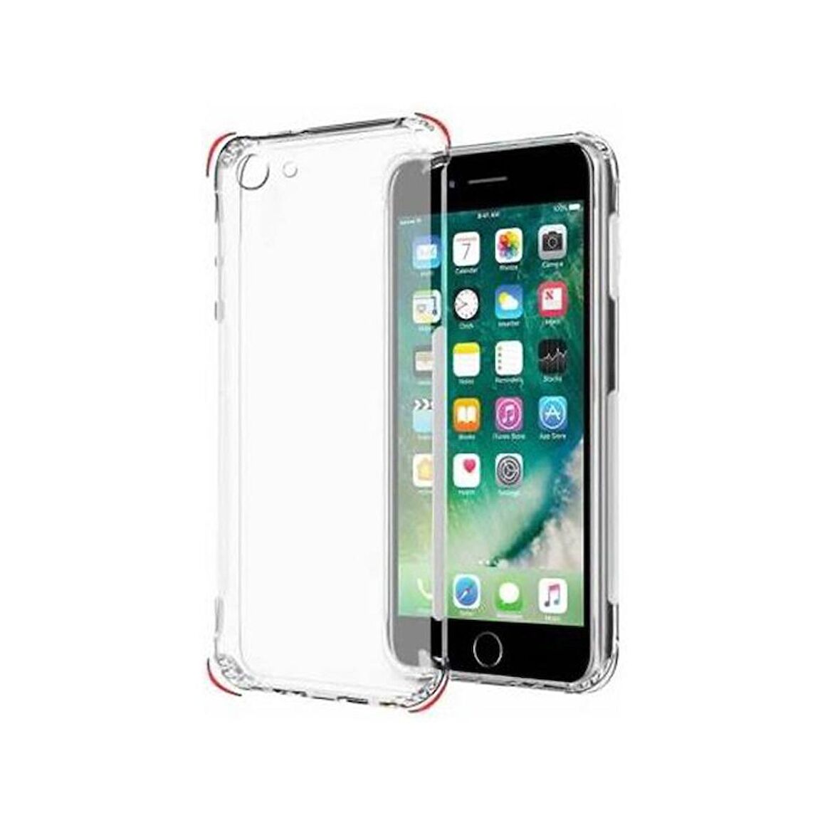 Gpack Apple iPhone SE 2022 Kılıf AntiShock Kamera Korumalı Silikon