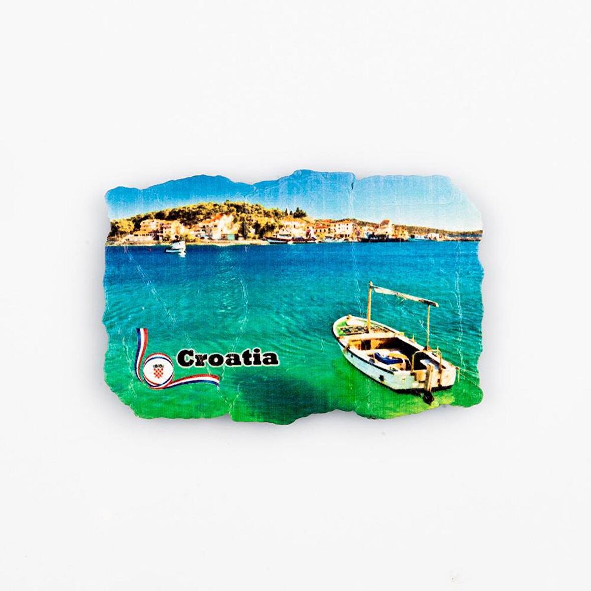 Hırvatistan Temalı Fresco Magnet