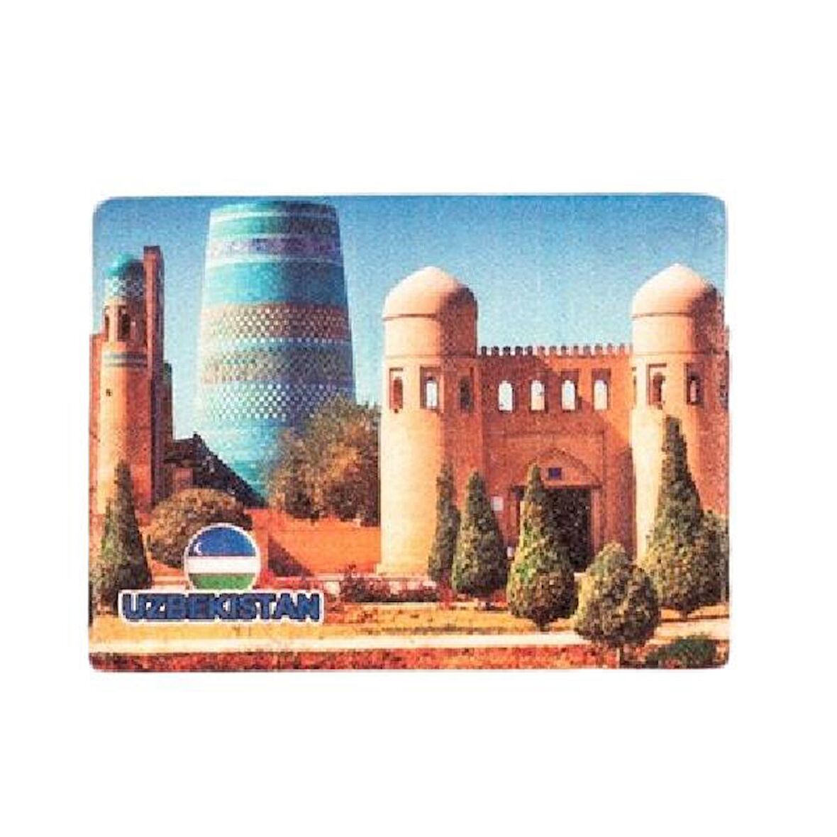 Özbekistan Temalı Taş Magnet