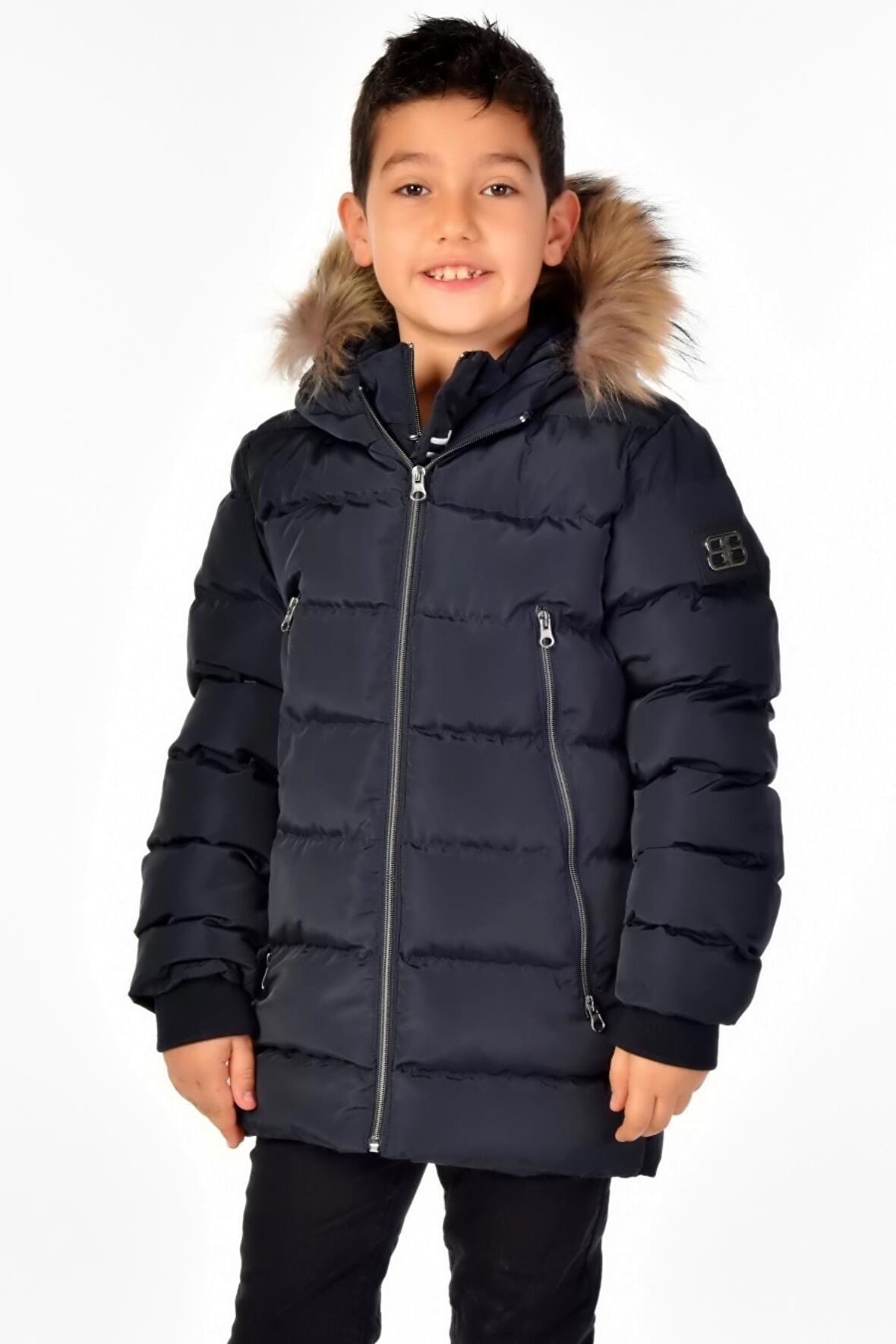 Benittokids Natürel Kürklü Erkek Çocuk Mont 51248