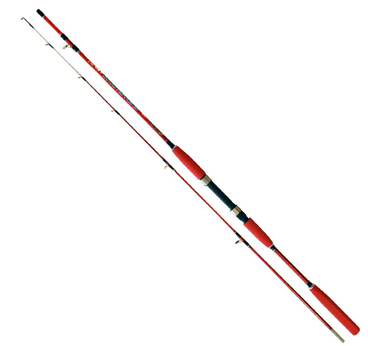 Captain 1498 Shirasu Boat 2 Parça Solid Tekne Kamışı 150gr Atar 210 cm