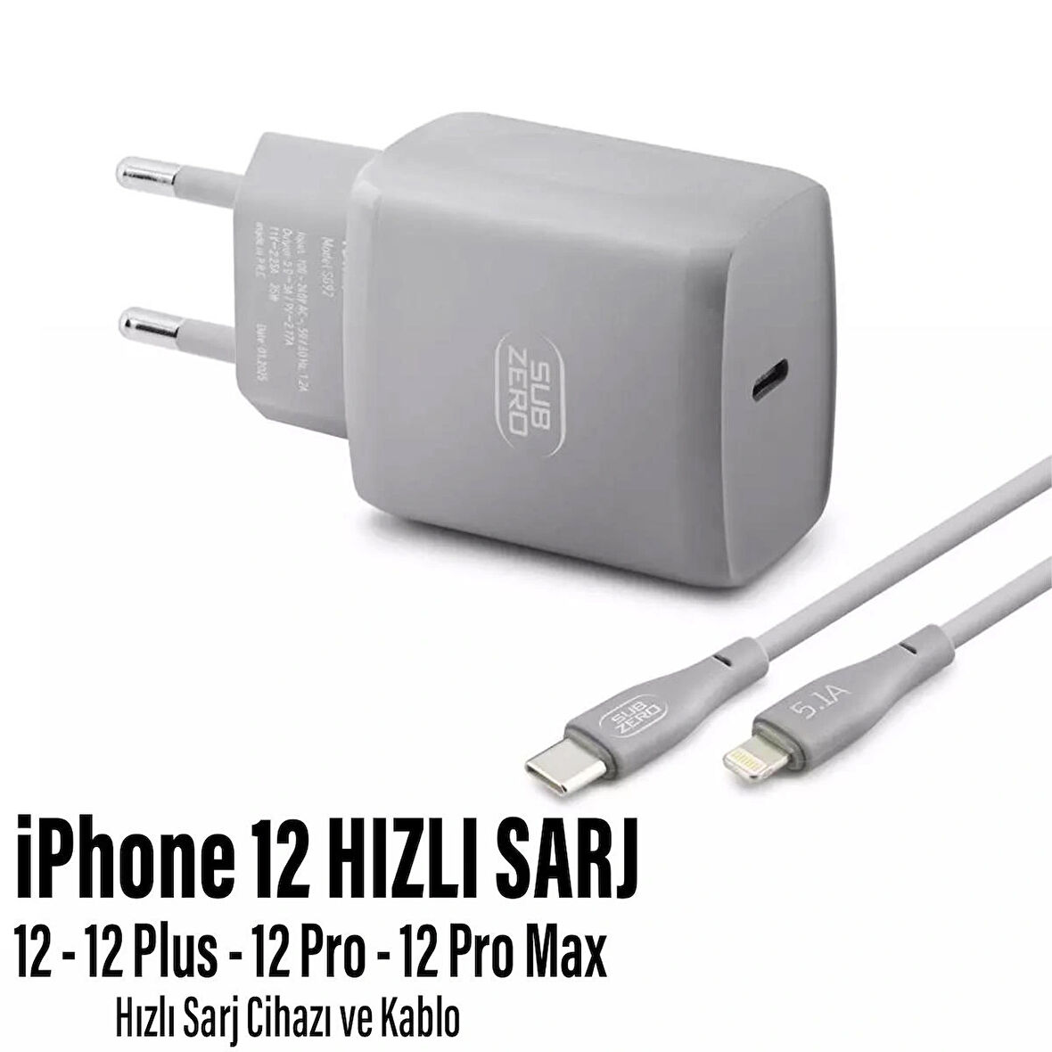  iPhone 12 Uyumlu Şarj Aleti HIZLI PD Şarj Cihazı Apple iPhone 12 Pro 12 Plus 12 Pro Max 25W HIZLI