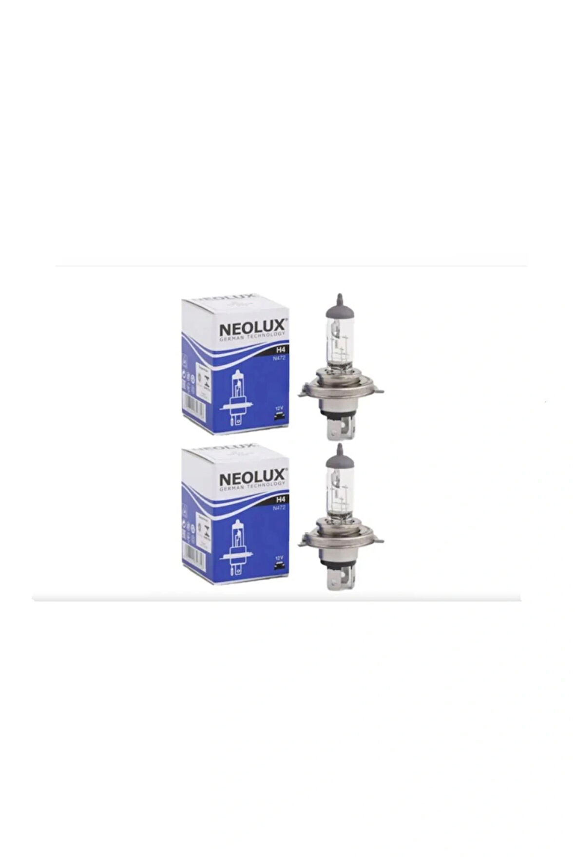 Neolux 2 Adet 12V H4 60/55W Standart Renk Halogen Ampul