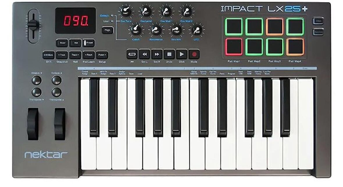 Nektar Impact LX25+ USB Midi Klavye  TEŞHİR 