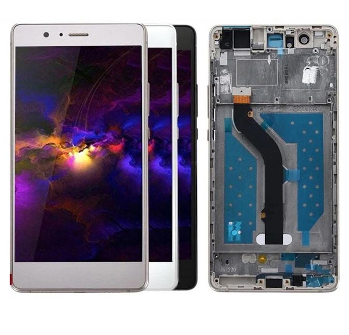 Huawei P9 Lite ile Uyumlu Lcd Ekran Dokunmatik Çıtalı