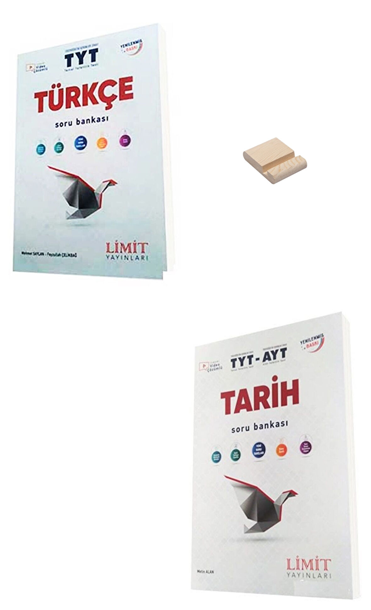 Limit TYT Türkçe ve Tarih Soru Bankası + Telefon Standı