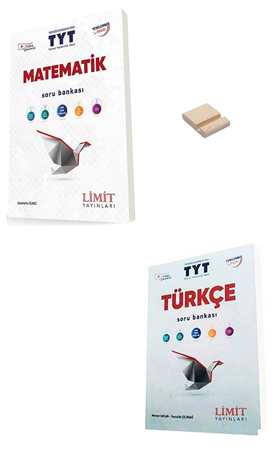 Limit TYT Matematik ve Türkçe Soru Bankası + Telefon Standı