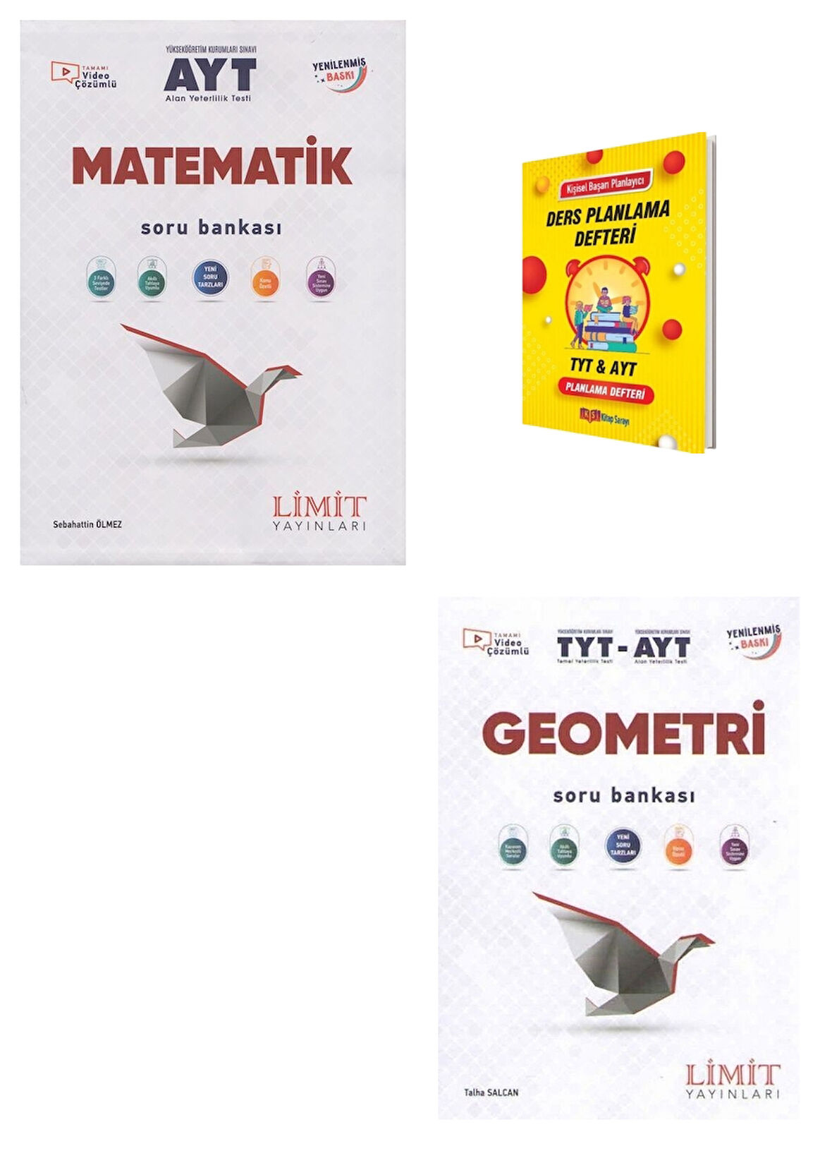Limit AYT Matematik ve Geometri Soru Bankası + Planlama Defteri