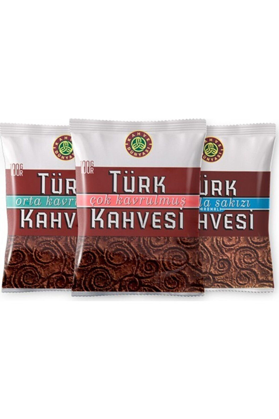 Kahve Dünyası 100 Gr Türk Kahvesi Deneme Paketi 3'lü