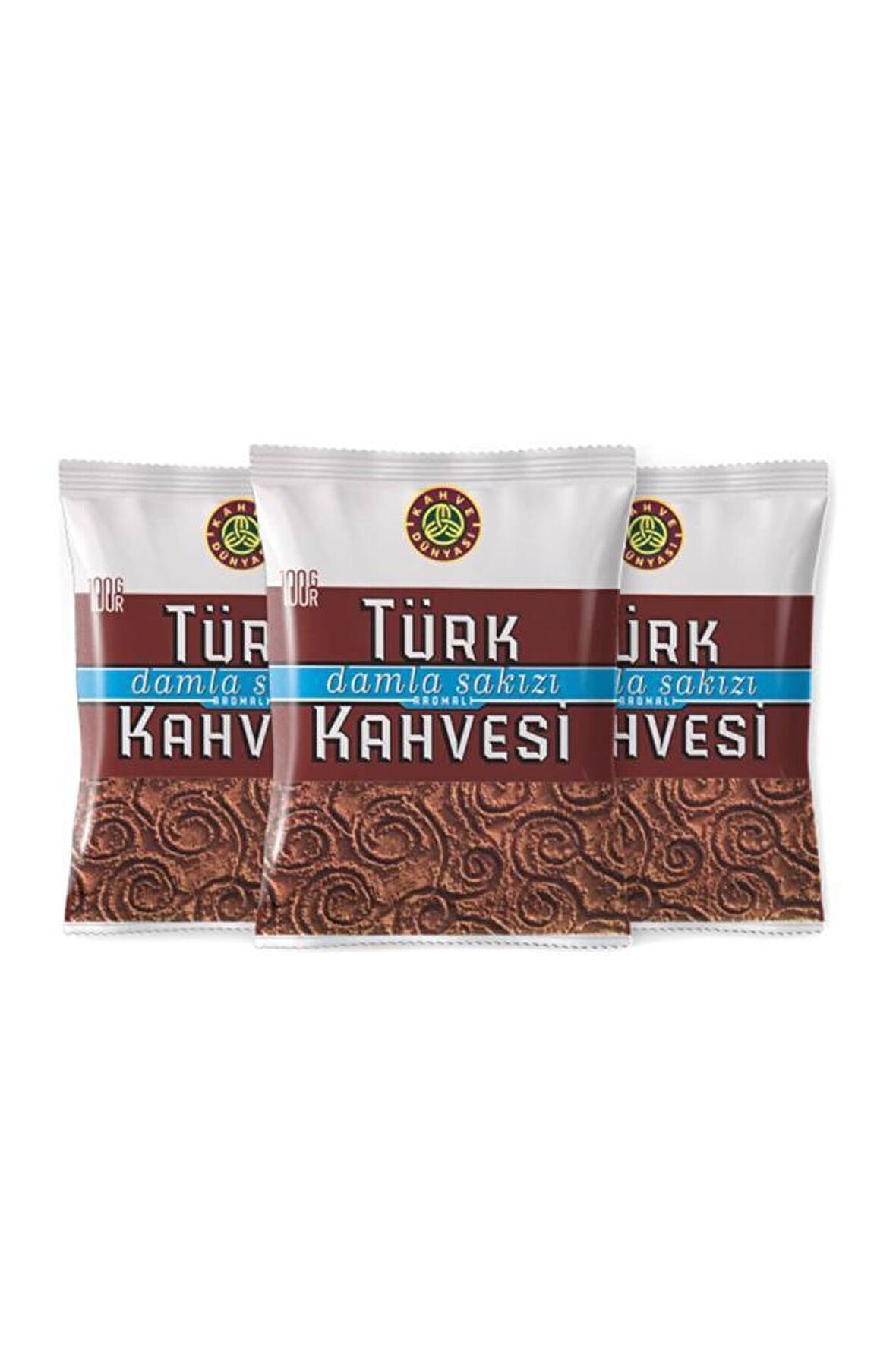 Kahve Dünyası Damla Sakızlı Öğütülmüş Türk Kahvesi 3x100 gr 