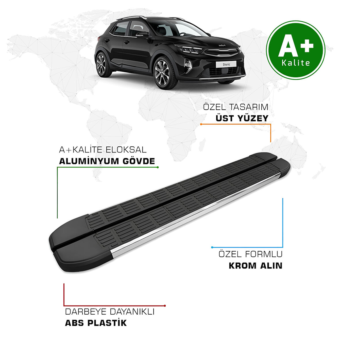 Kia Stonic Yan Basamak 2022 Model ve Sonrası S-Line