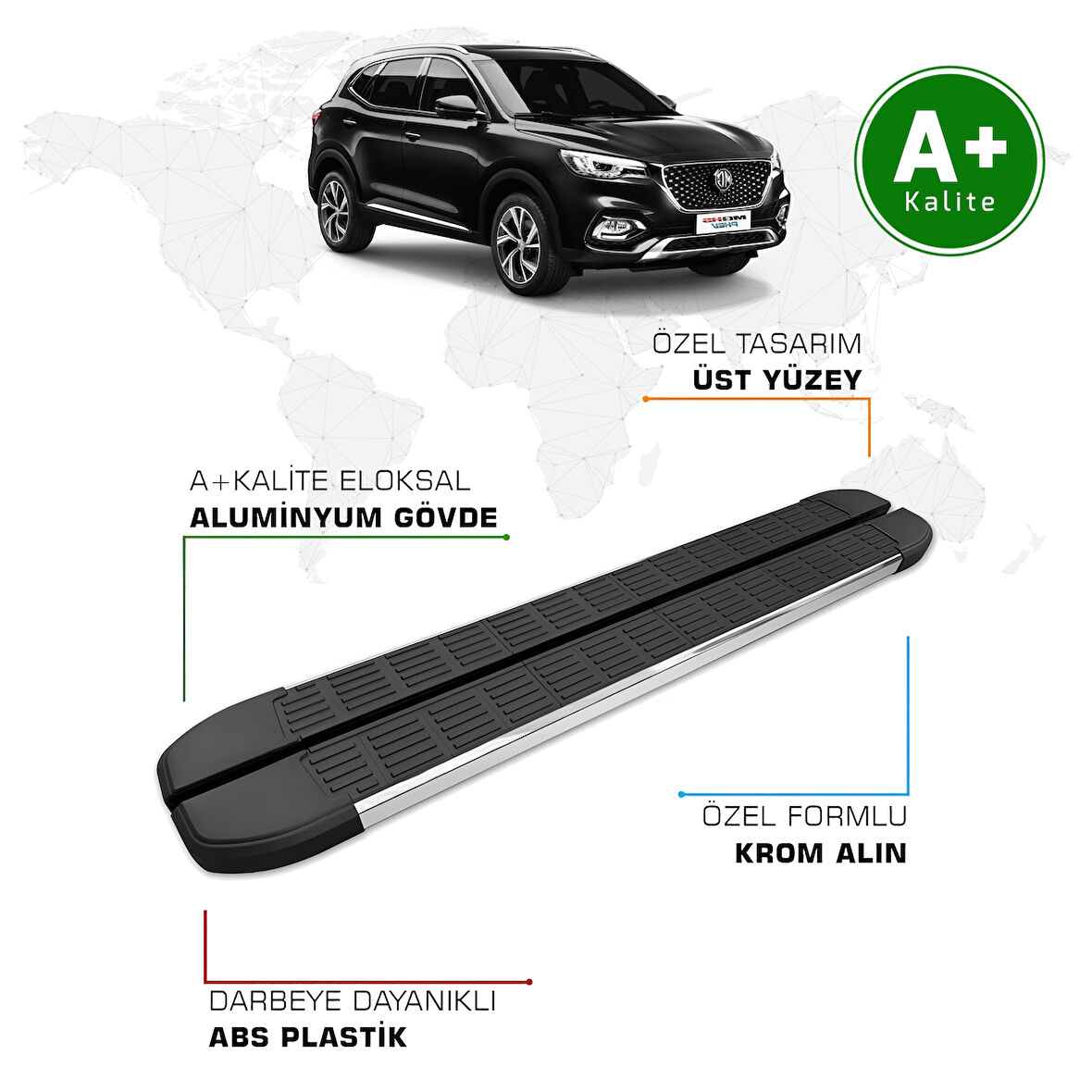 MG HS Yan Basamak 2021 Model ve Sonrası S-Line