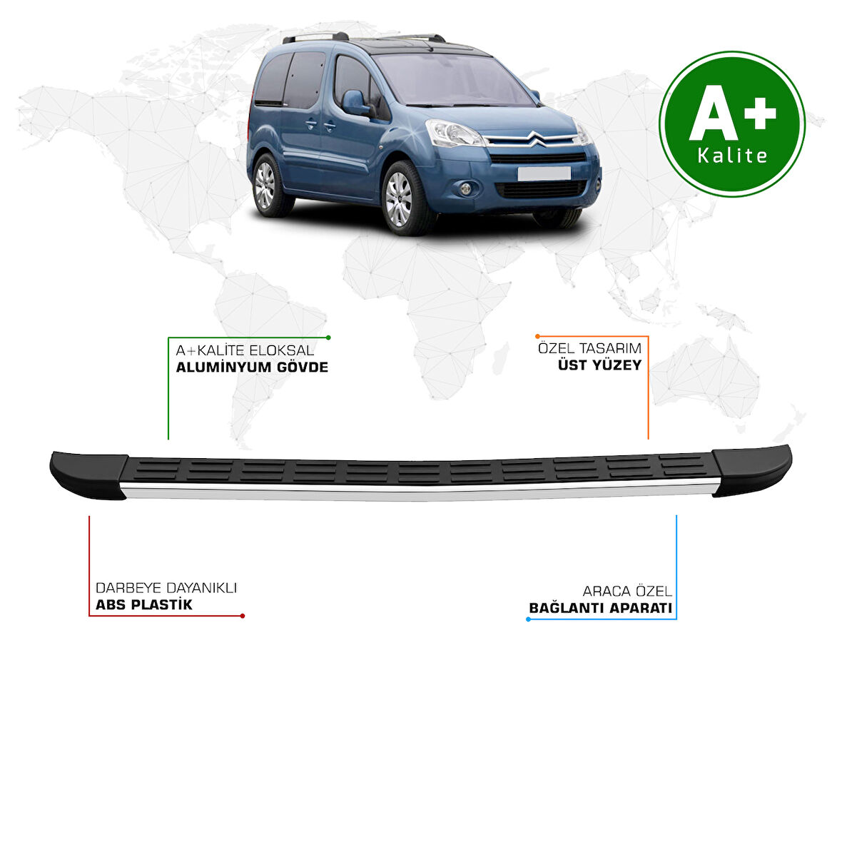 Citroen Berlingo Arka Basamak 2008 – 2018 Model S-Line