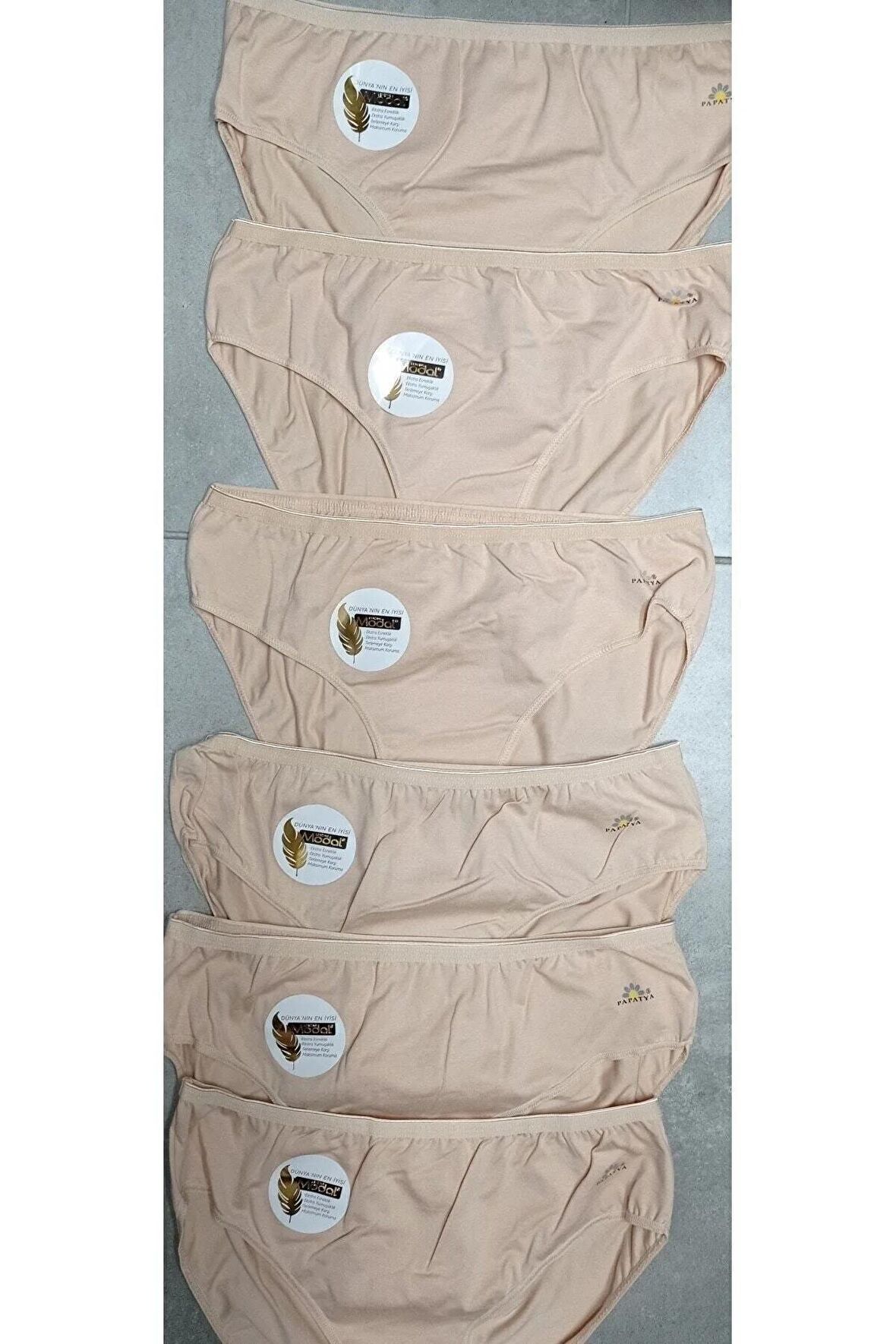 Kadın Bikini Bel Külot 1850 Modal 6'lı