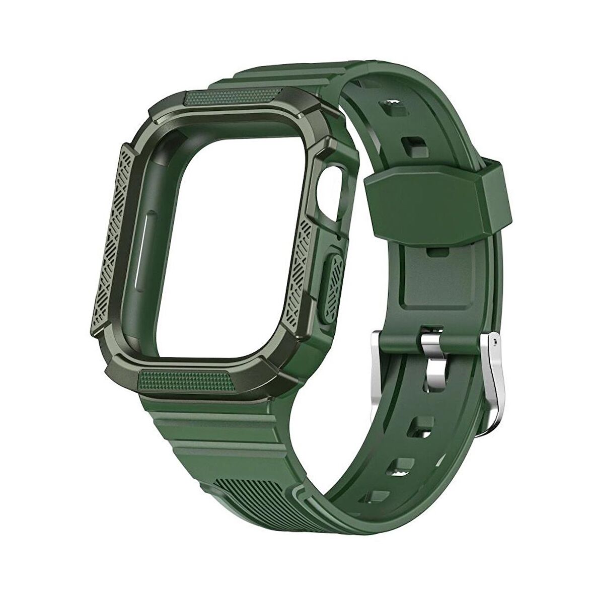 Gpack Apple Watch Series 3 4 5 44mm Kordon Defens Tank Armor Birleşik Full