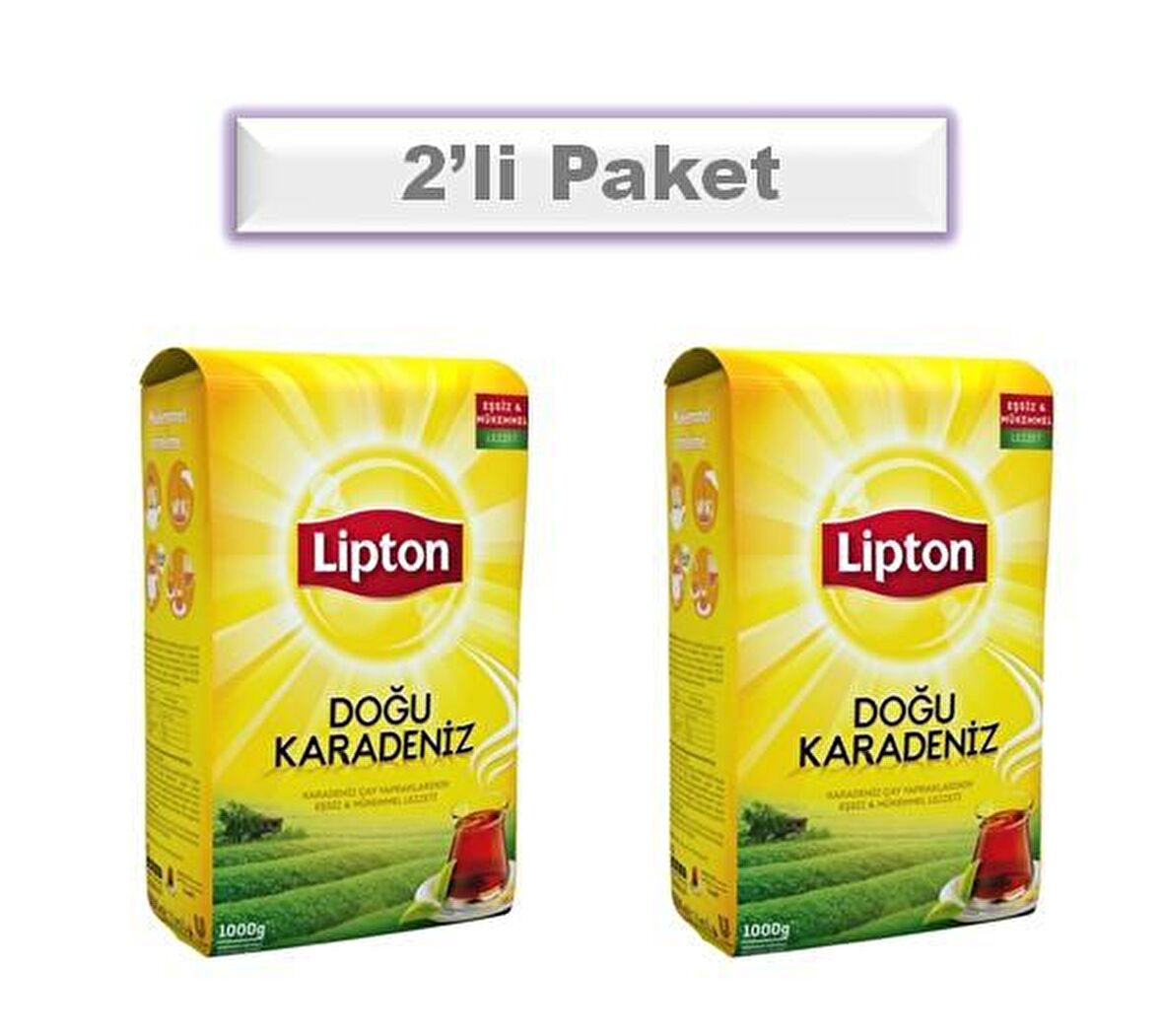 Lipton Doğu Karadeniz Organik Dökme Siyah Çay 2x1000 gr 