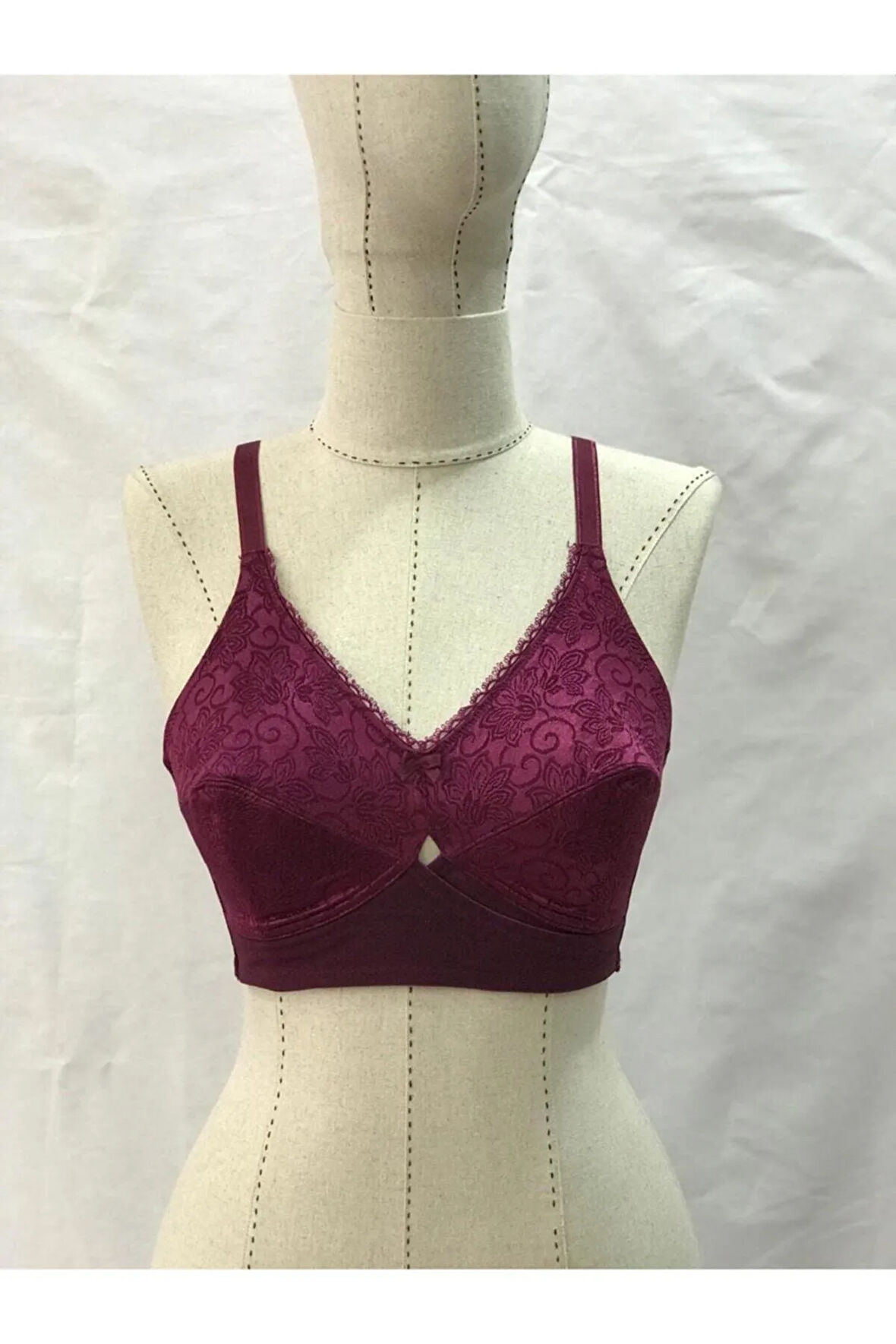 Kadın Kırmızı Saten 2'li Pijama Takımı 5689