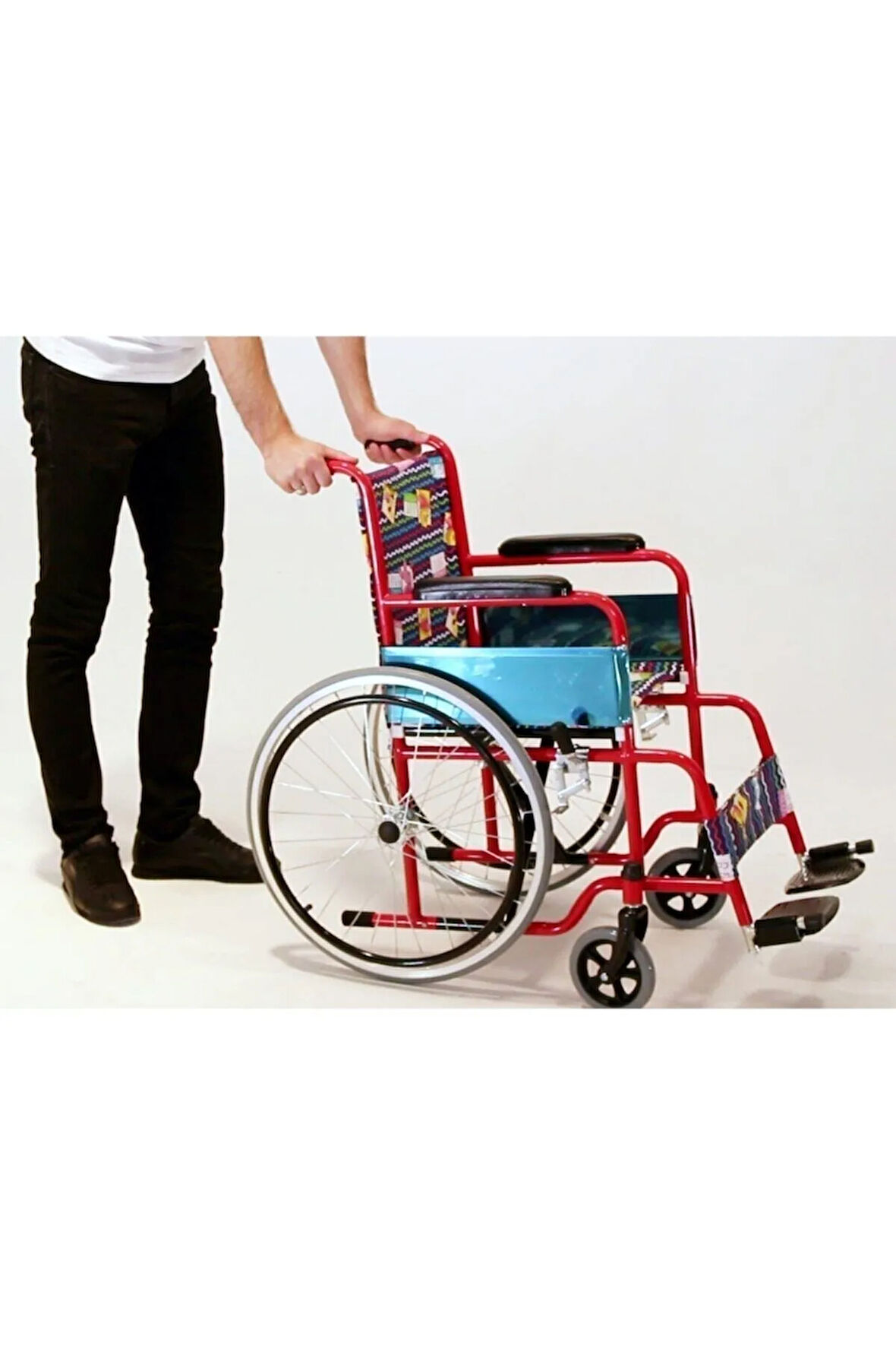 VİPSAĞLIK M-100p Manuel Çocuk Tekerlekli Sandalye