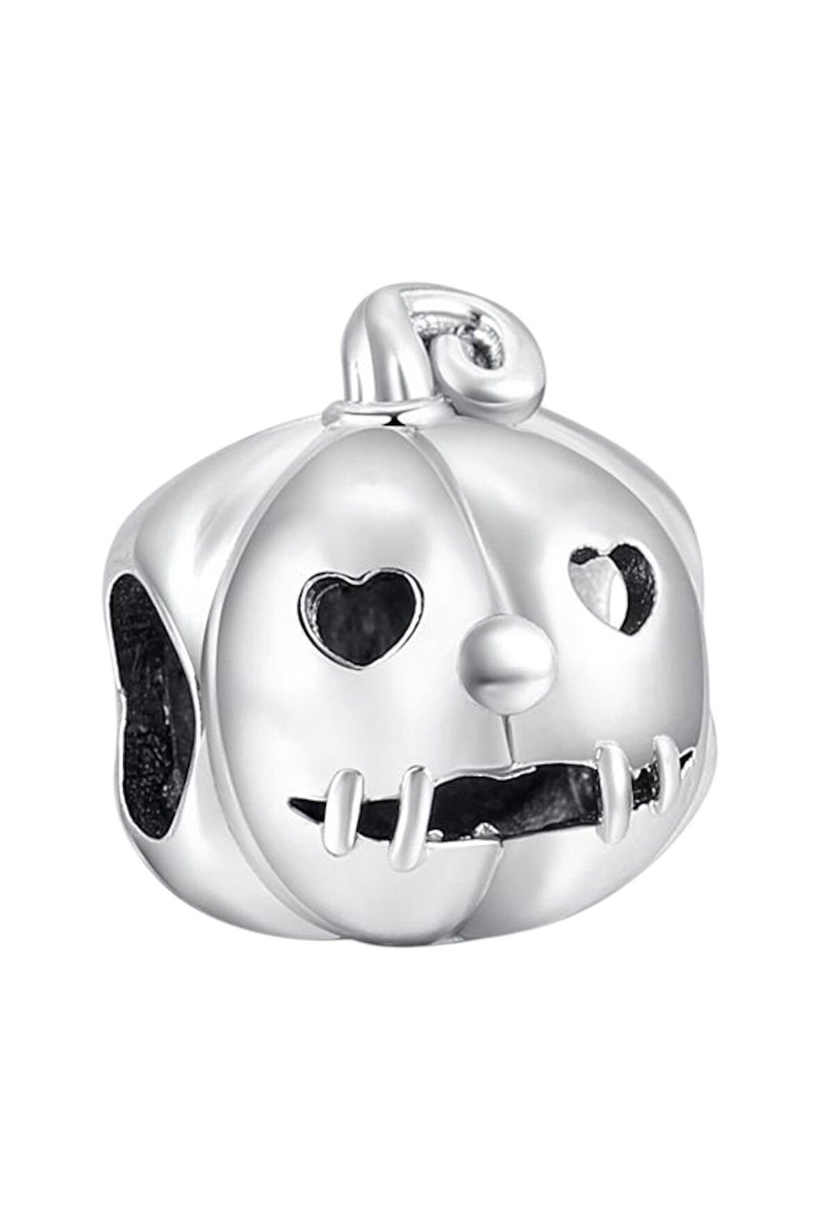 Balkabağı Cadılar Bayramı Charm | 925 Ayar Gümüş