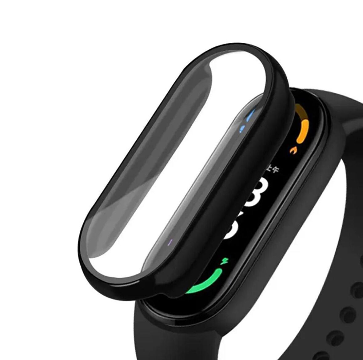 Xiaomi Mi Band 7 Uyumlu Ekran Ve Kasa Koruyucu Kılıf 360 Tam Koruma