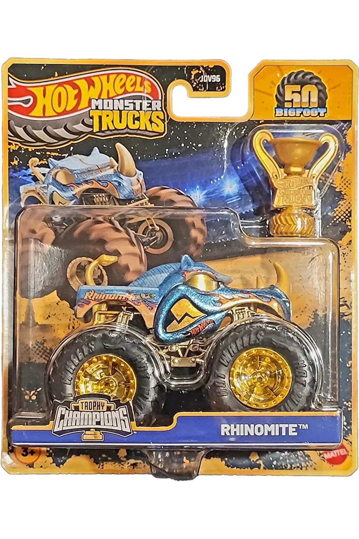 Monstr Trucks BIG FOOT TROPHY ŞAMPİYONLARI TEKLİ ARABA - RHINOMITE JDW03