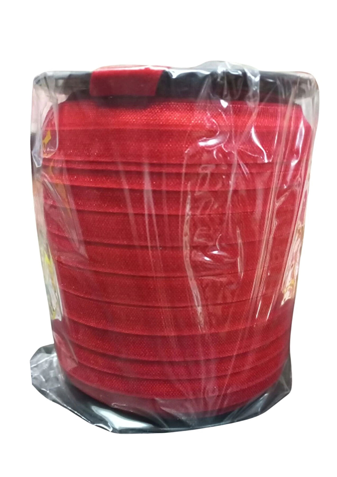 Çamaşır Lastiği Düz 1 cm  1 Metre Kırmızı