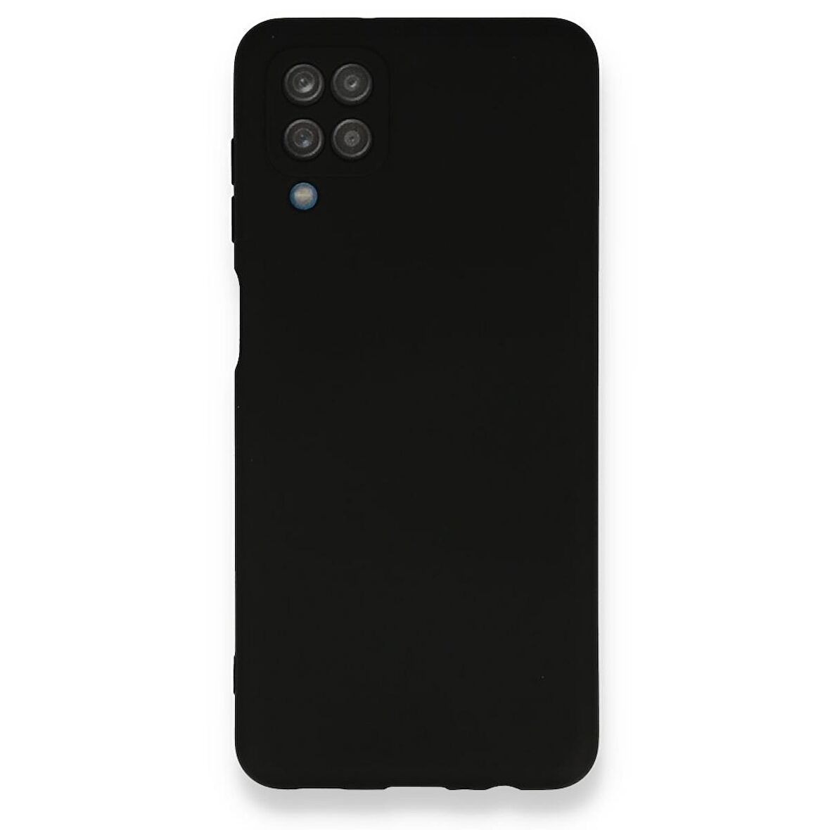 Smcase Samsung Galaxy A12 Kılıf Kamera Korumalı İçi Kadife Silikon 