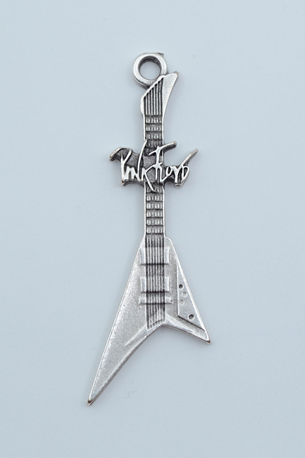 Pink Floyd Elektro Gitar Gümüş Kaplama Kolye Ucu