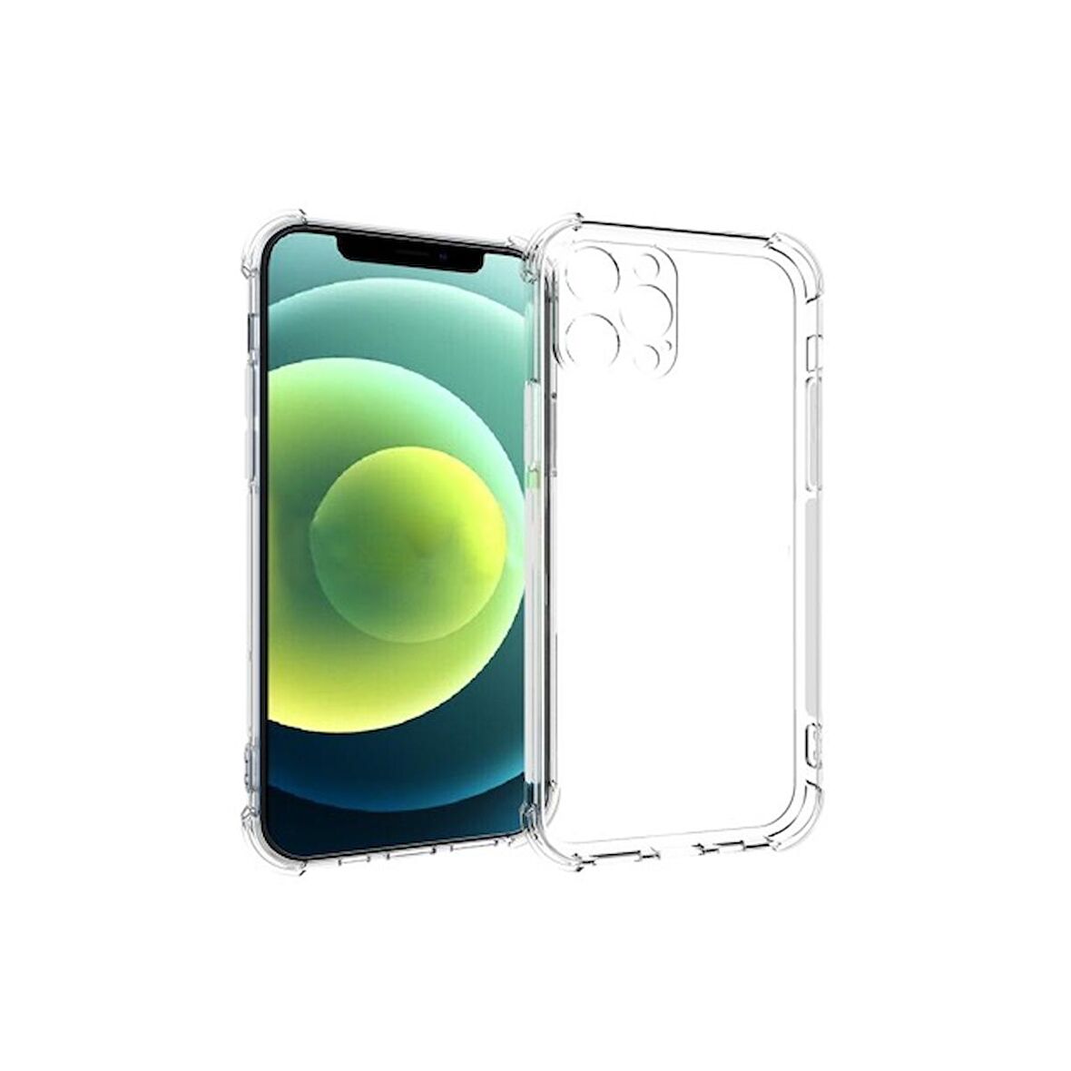Smcase iPhone 12 Pro Max Kılıf Kamera Korumalı Darbeye Dayanıklı Silikon 