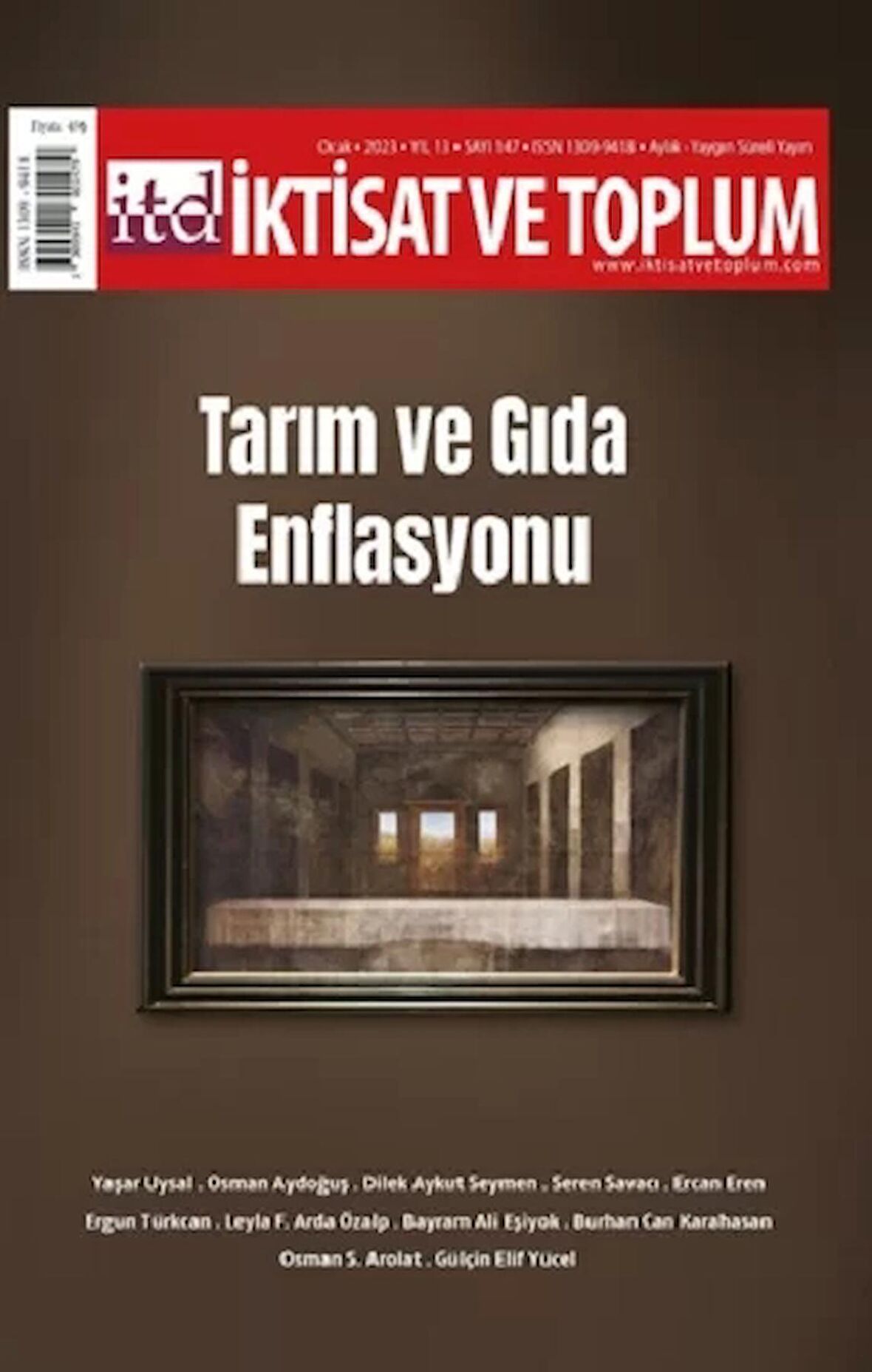 İktisat Ve Toplum Dergisi 147. Sayı: Tarım Ve Gıda Enflasyonu