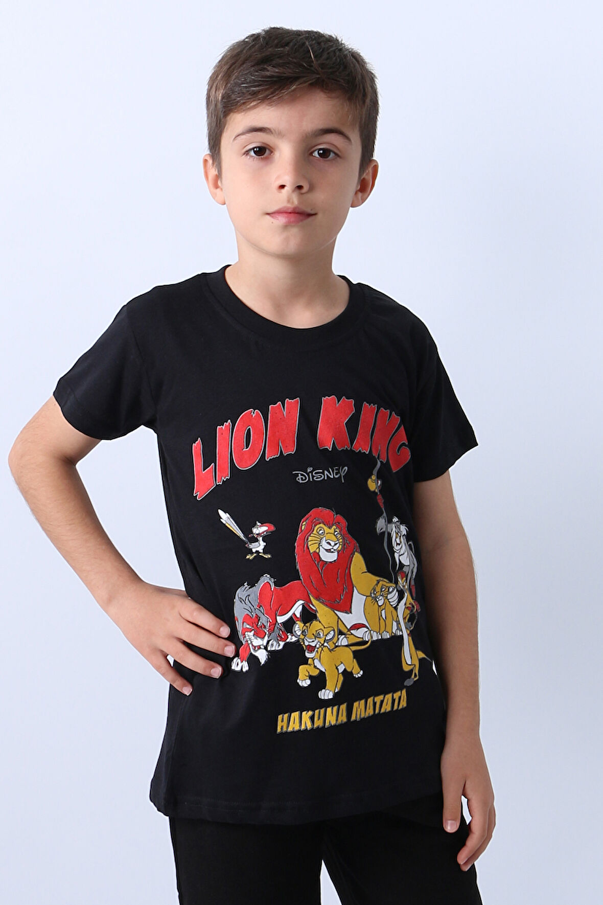 ERKEK ÇOCUK TSHİRT LİON BASKILI BİSİKLET E1