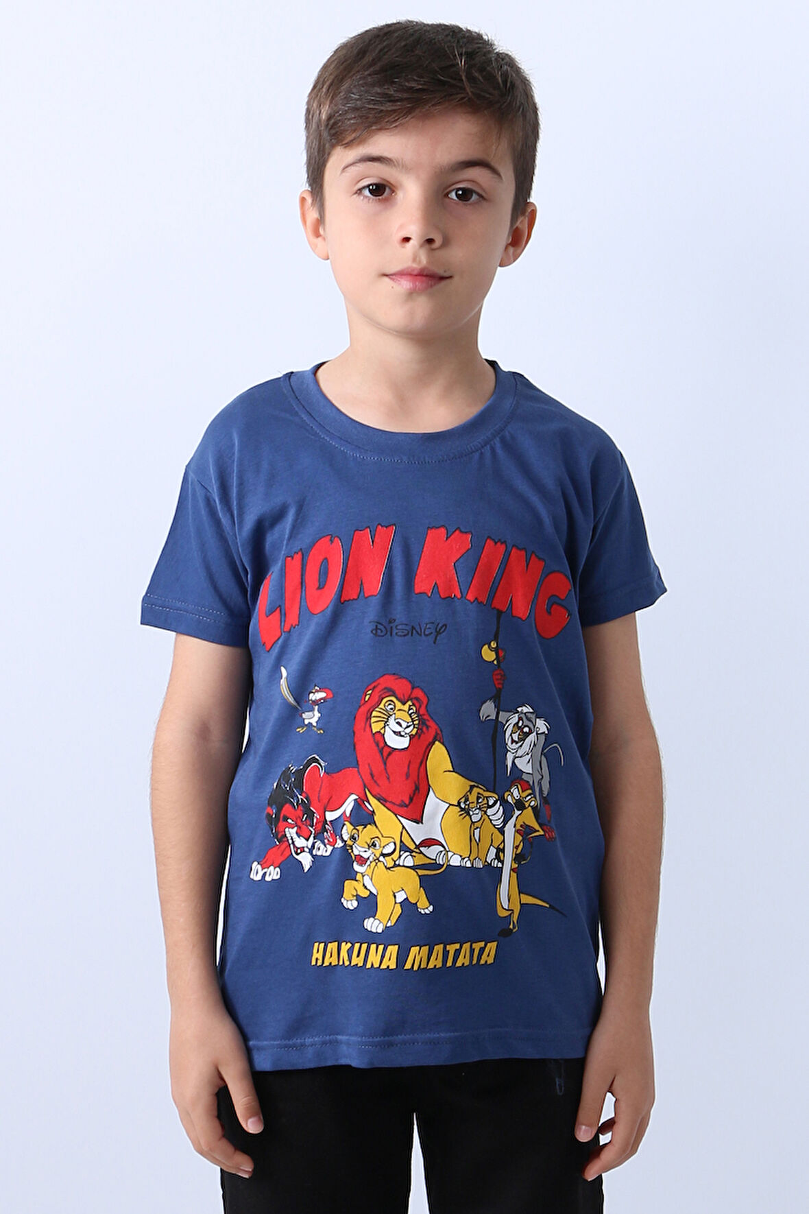ERKEK ÇOCUK TSHİRT LİON BASKILI BİSİKLET E1