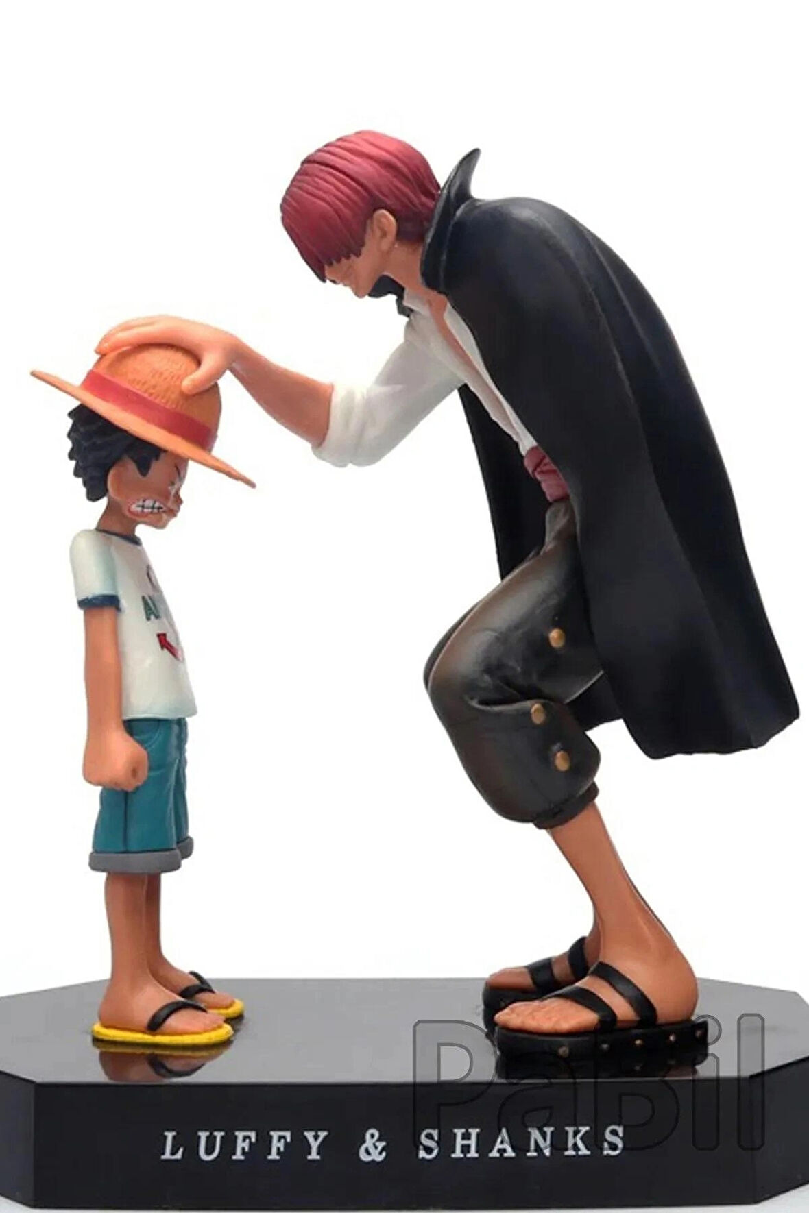 One Piece Anime Manga Aksiyon Figür - Luffy Ve Shanks - 17 Cm X 16 Cm