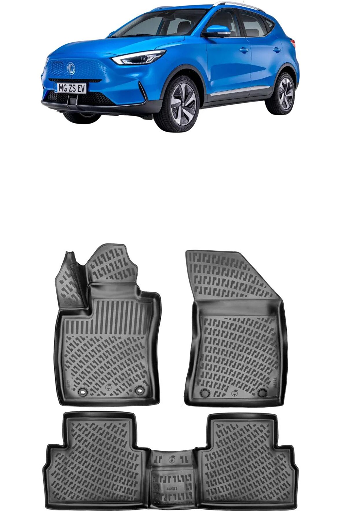 Rizline MG ZS EV ( Elektrikli ) 2021 Sonrası 3D Havuzlu Paspas