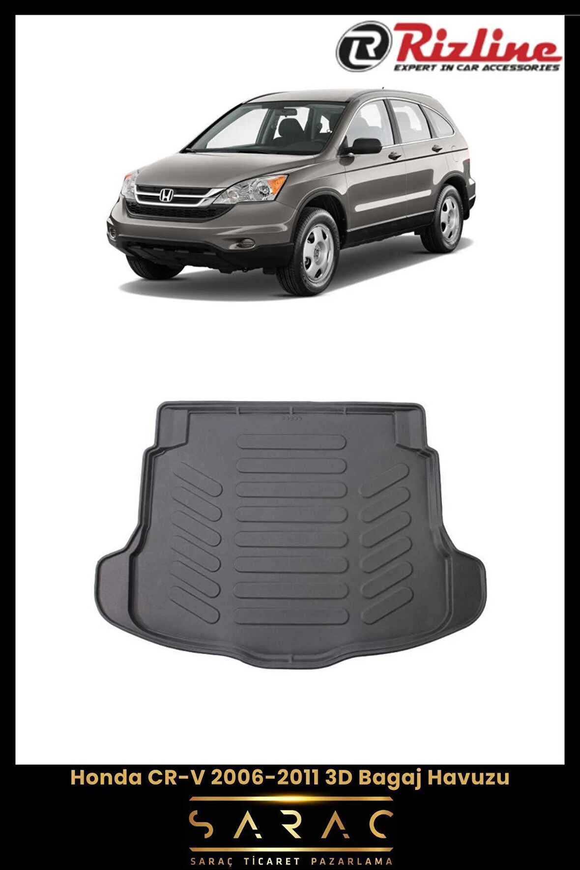 Rizline Honda Cr-v 2006-2011 3d Bagaj Havuzu