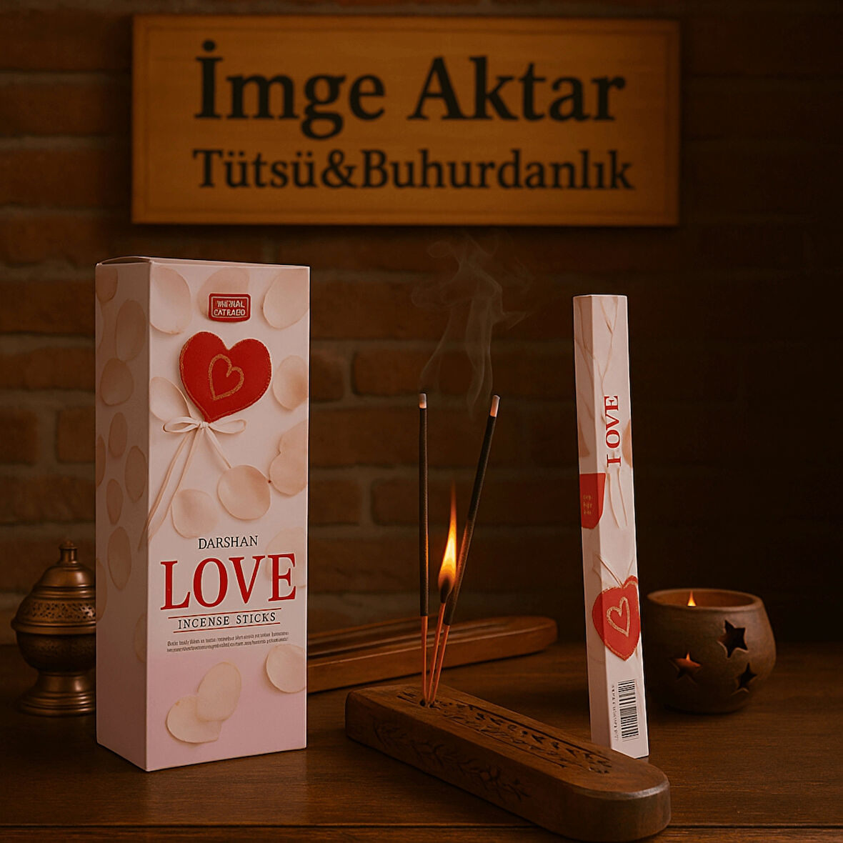 Darshan İncense Love 20'li Çubuk Tütsü